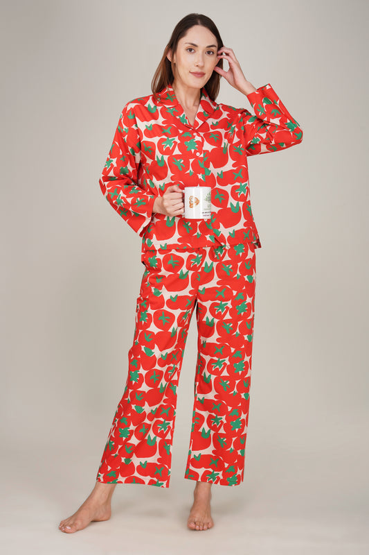 Tomato Tango Pajama Set - thebriefsstory