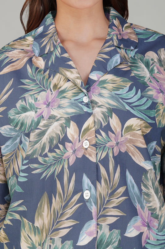 Tropical Elegance Pajama Set - thebriefsstory