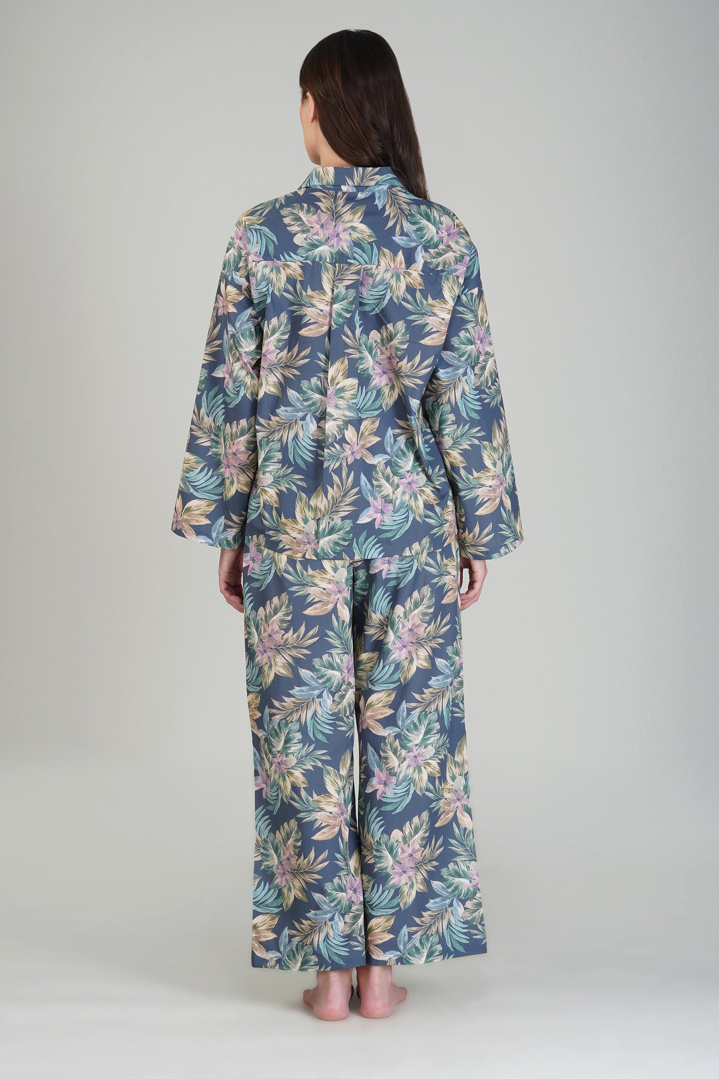 Tropical Elegance Pajama Set - thebriefsstory