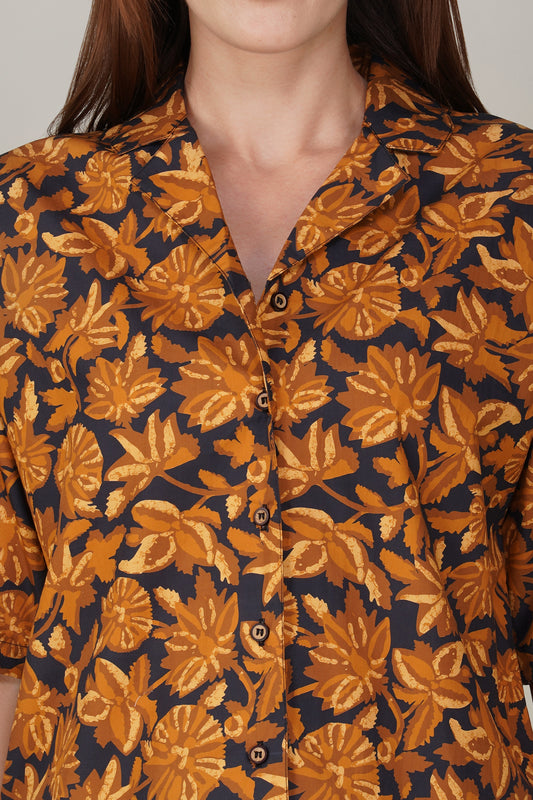 Midnight Petals Shorts Set. - thebriefsstory