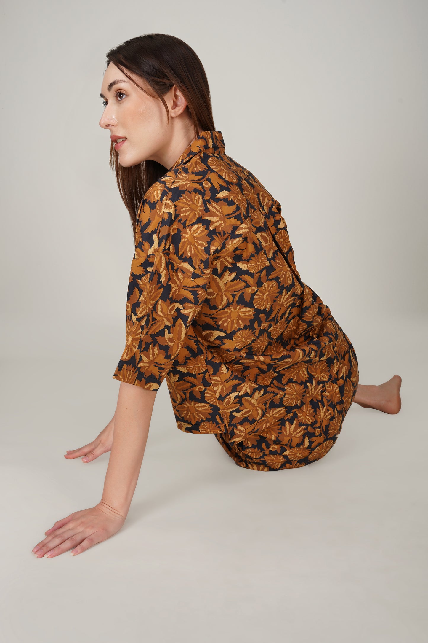 Midnight Petals Shorts Set. - thebriefsstory