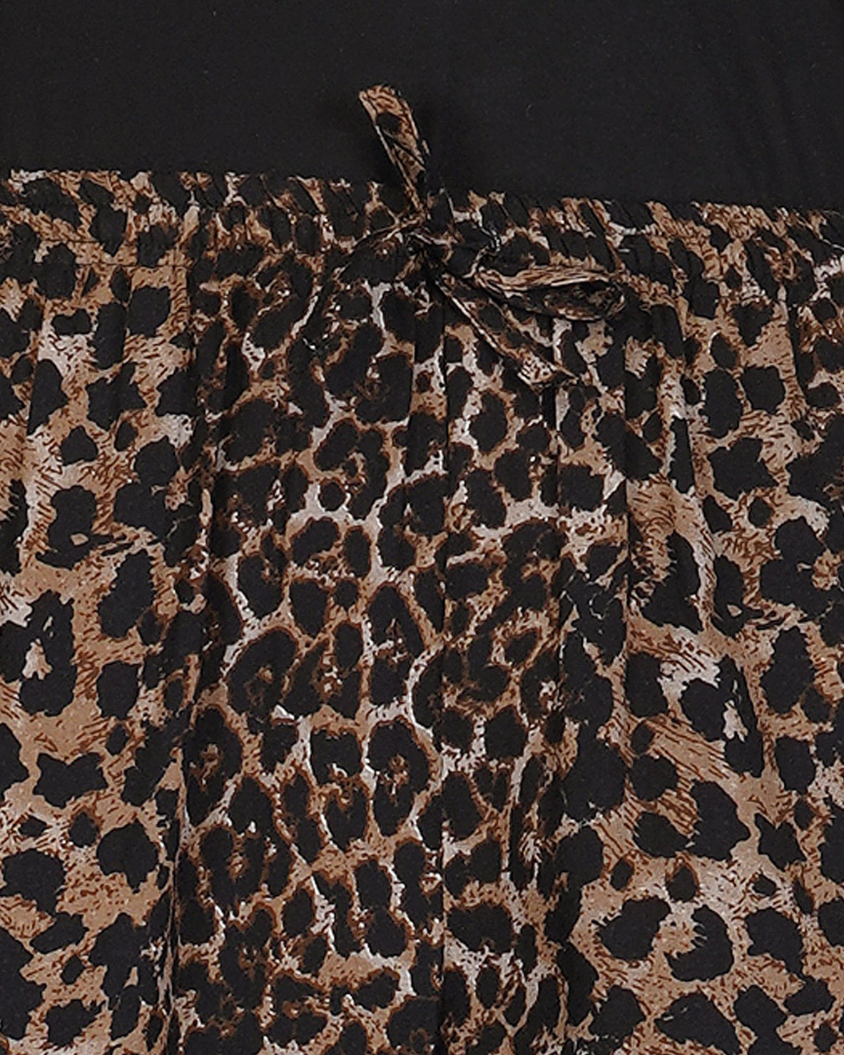 Leopard printed viscose capris - thebriefsstory