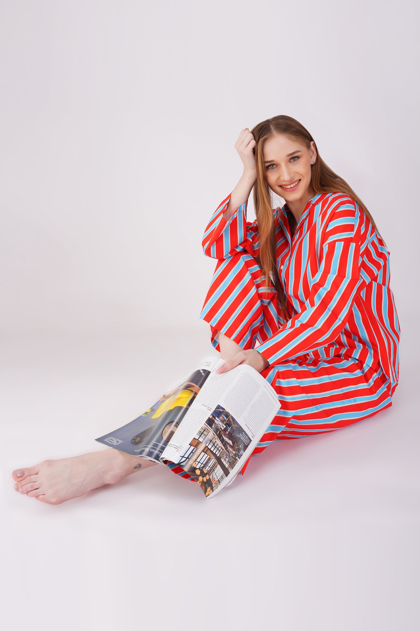 Classic Bold Stripes Pajama Set. - thebriefsstory