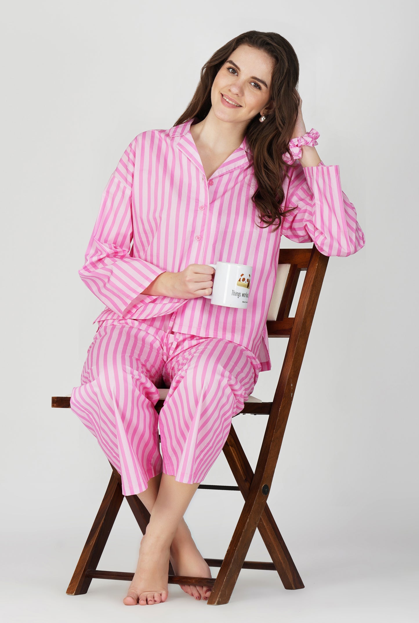 Cotton Candy Stripes PJ Set - thebriefsstory