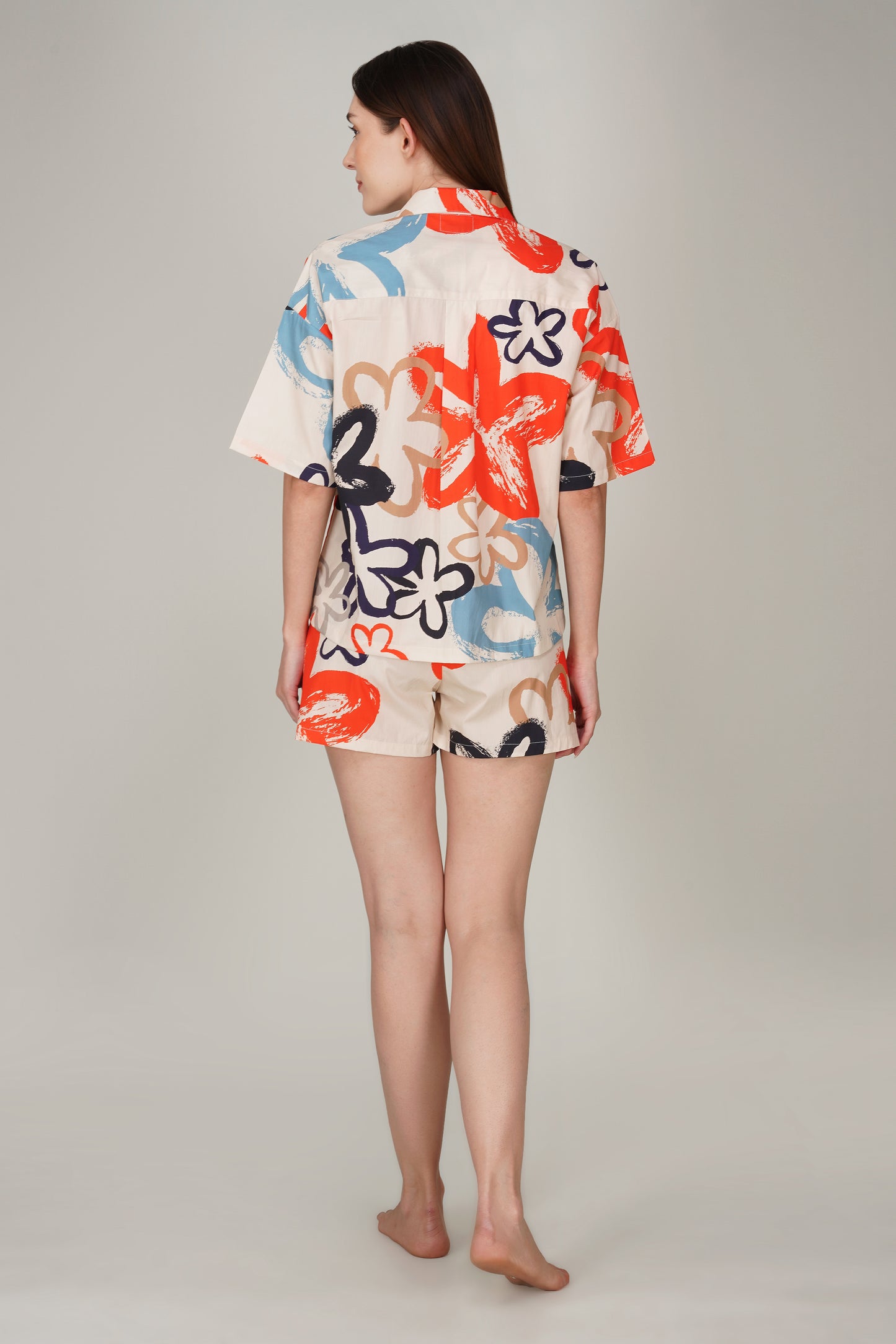 Abstract Blossom Short Set - thebriefsstory