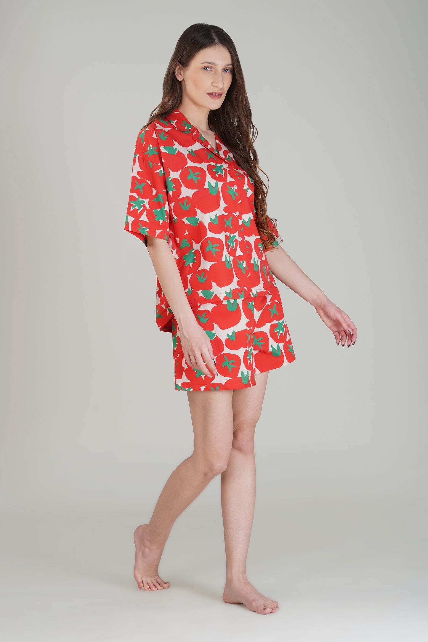 Tomato Tango Shorts Set - thebriefsstory