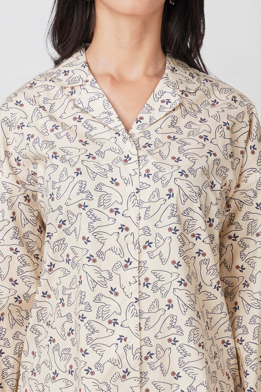 Petals & Doves Pajama Set