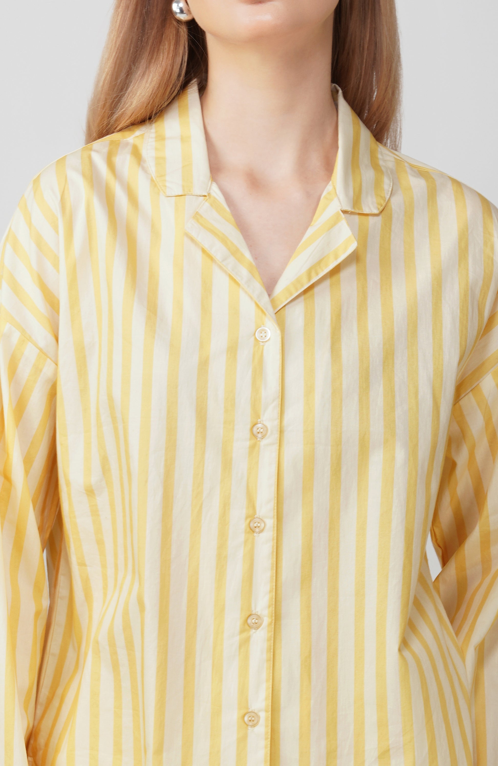 Yellow Stripes PJ Set - thebriefsstory