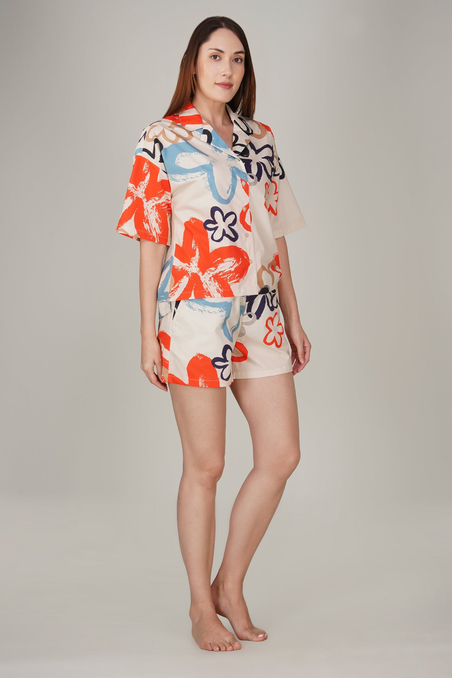 Abstract Blossom Short Set - thebriefsstory