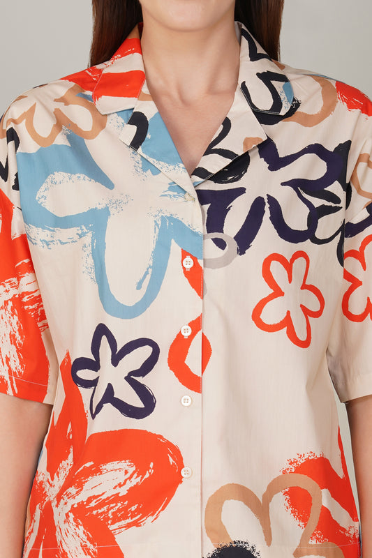 Abstract Blossom Short Set - thebriefsstory