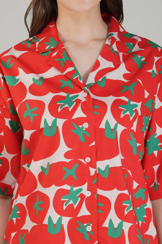 Tomato Tango Shorts Set - thebriefsstory