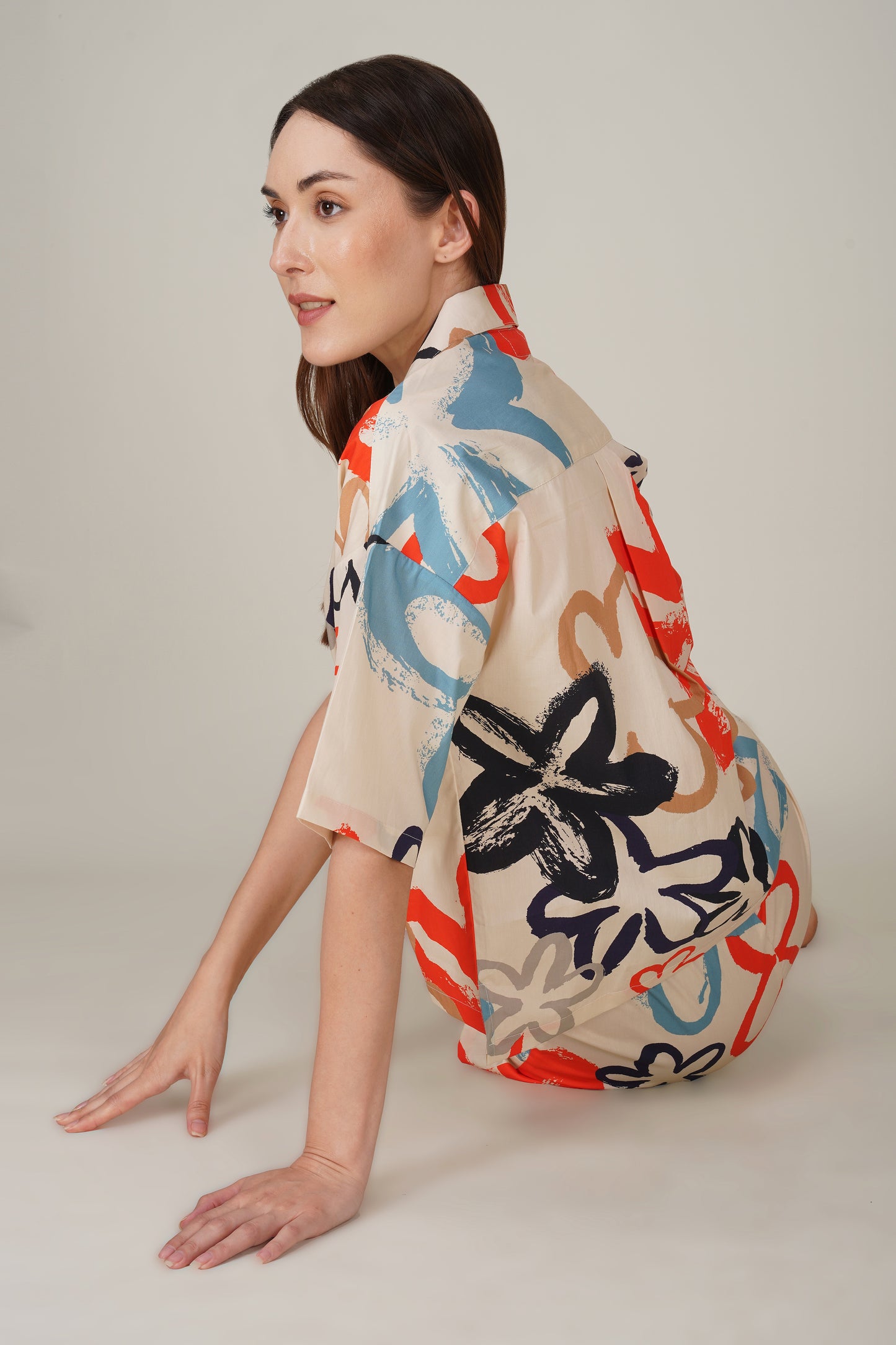 Abstract Blossom Short Set - thebriefsstory