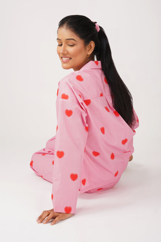 Pink Passion Pajama Sets - thebriefsstory