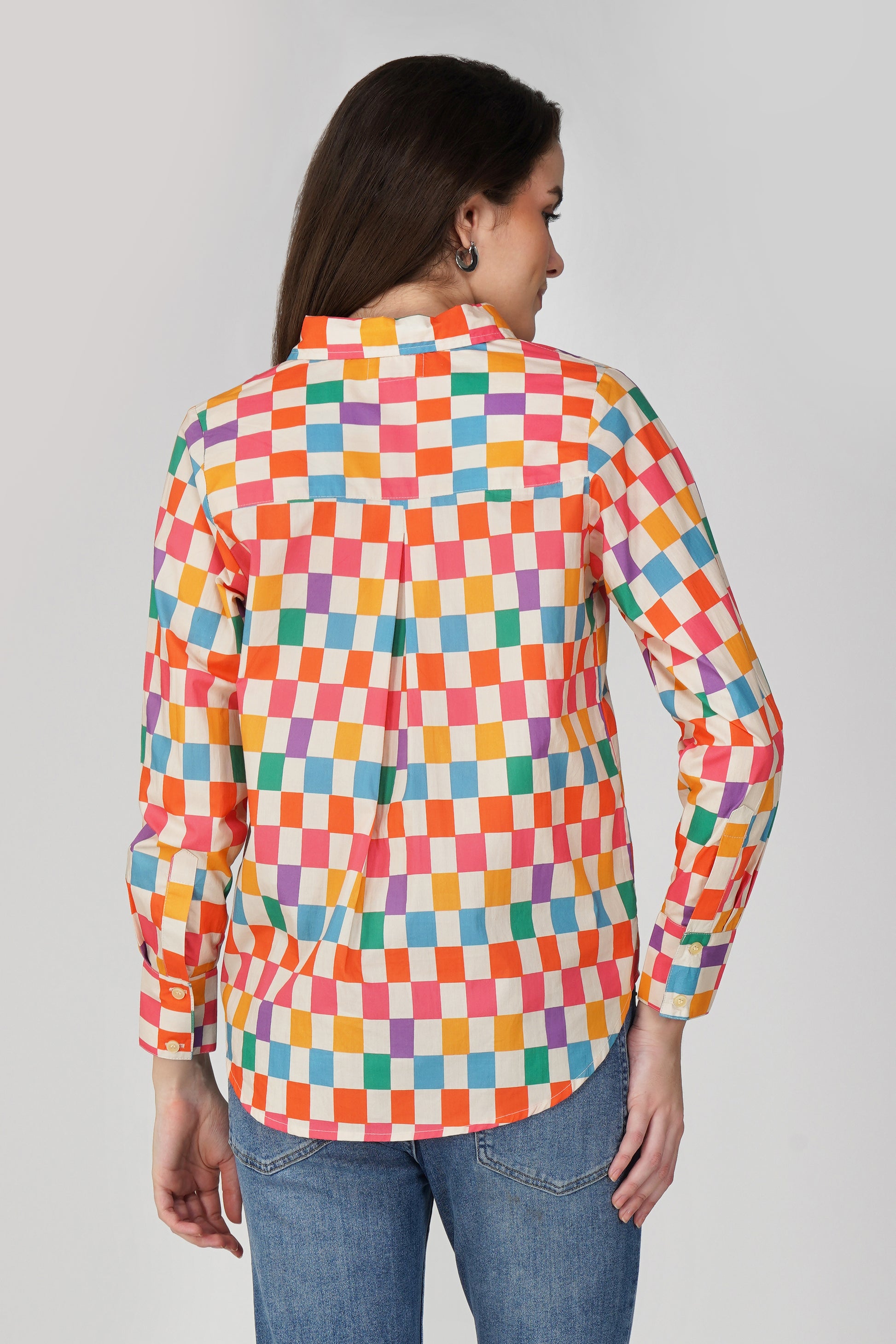 Rainbow Grid Shirt 🌈 - thebriefsstory