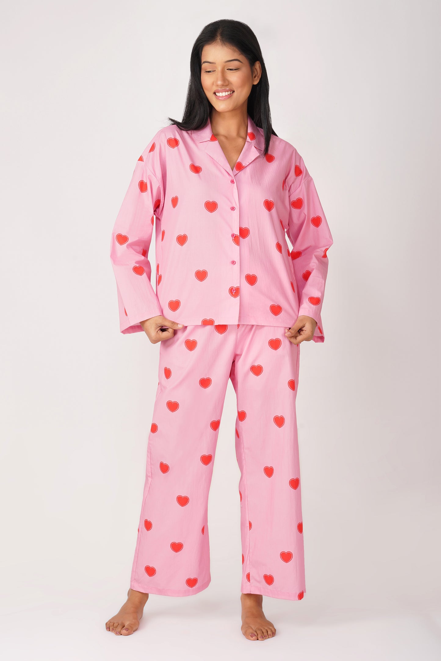 Pink Passion Pajama Sets - thebriefsstory