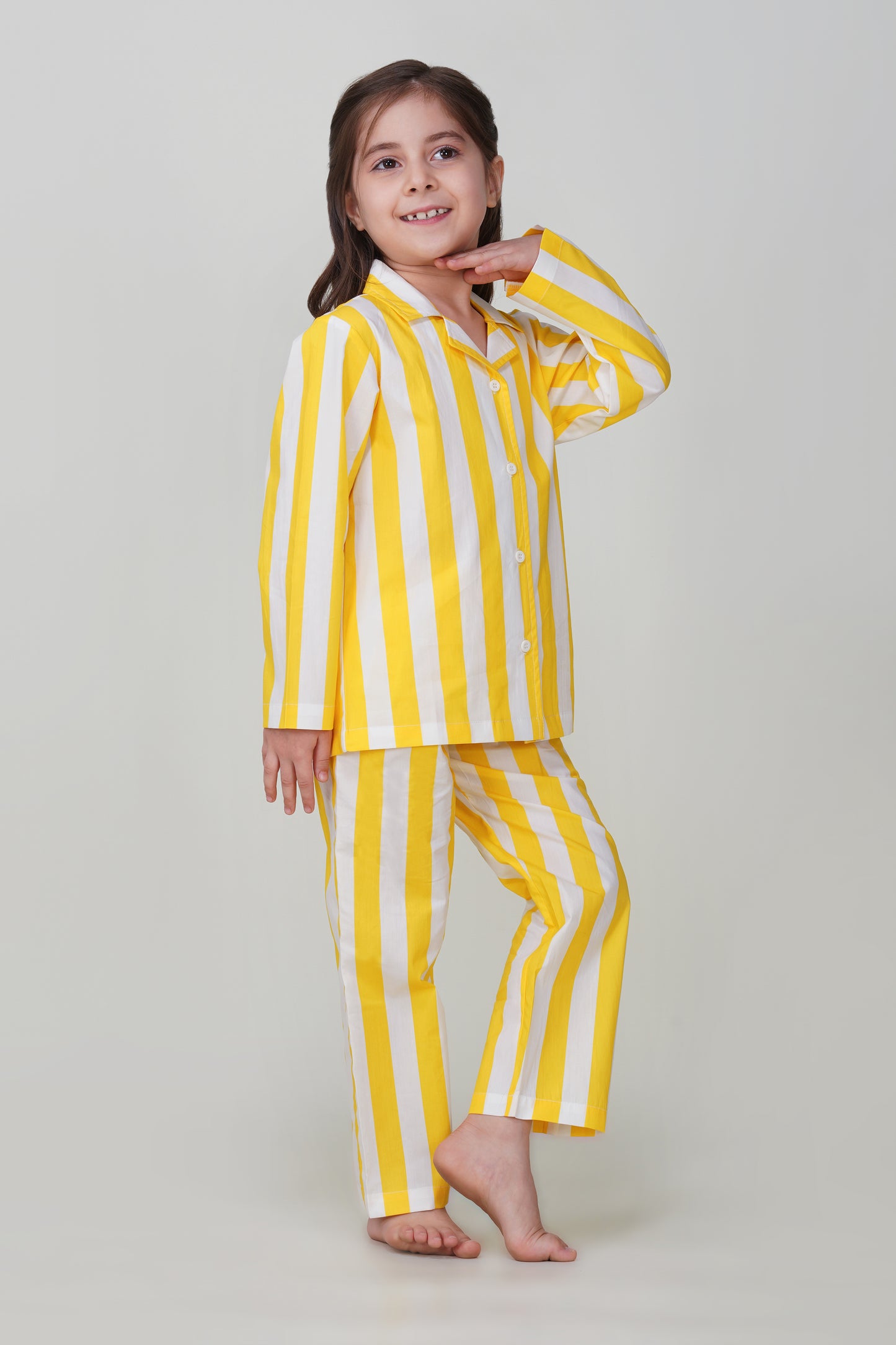 Little Citrus Stripe Pajama Set - thebriefsstory