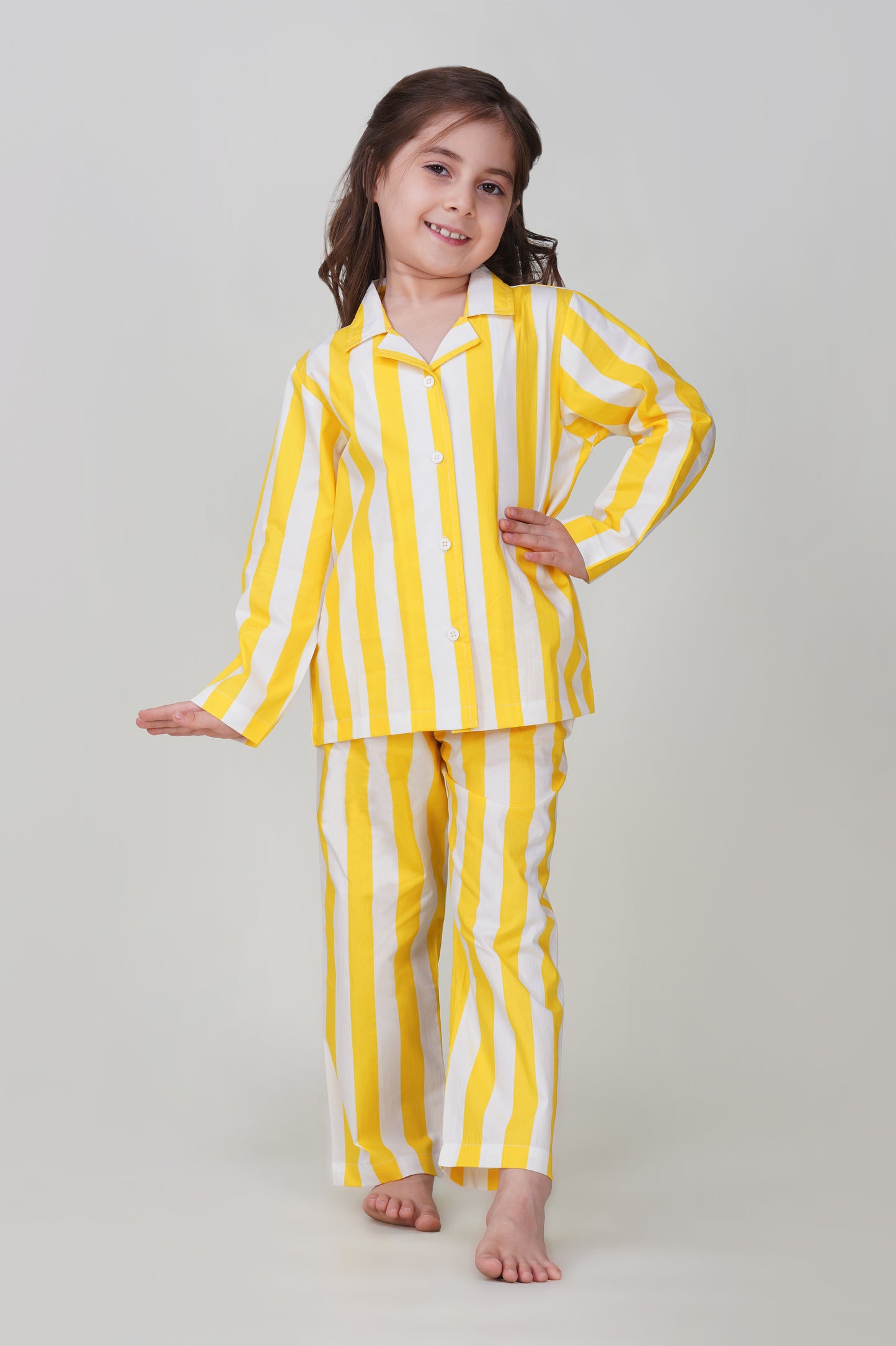 Little Citrus Stripe Pajama Set - thebriefsstory