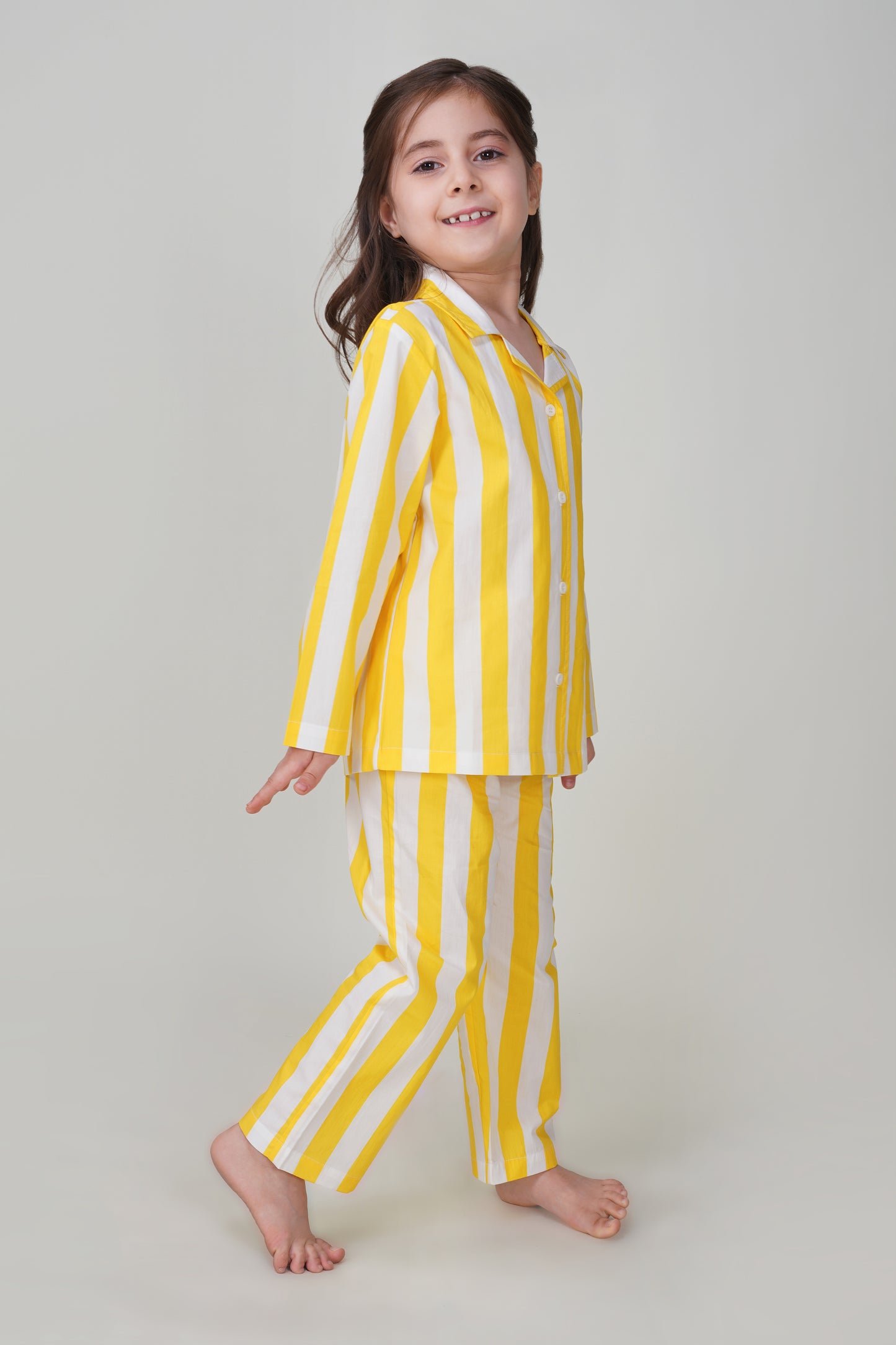 Little Citrus Stripe Pajama Set - thebriefsstory