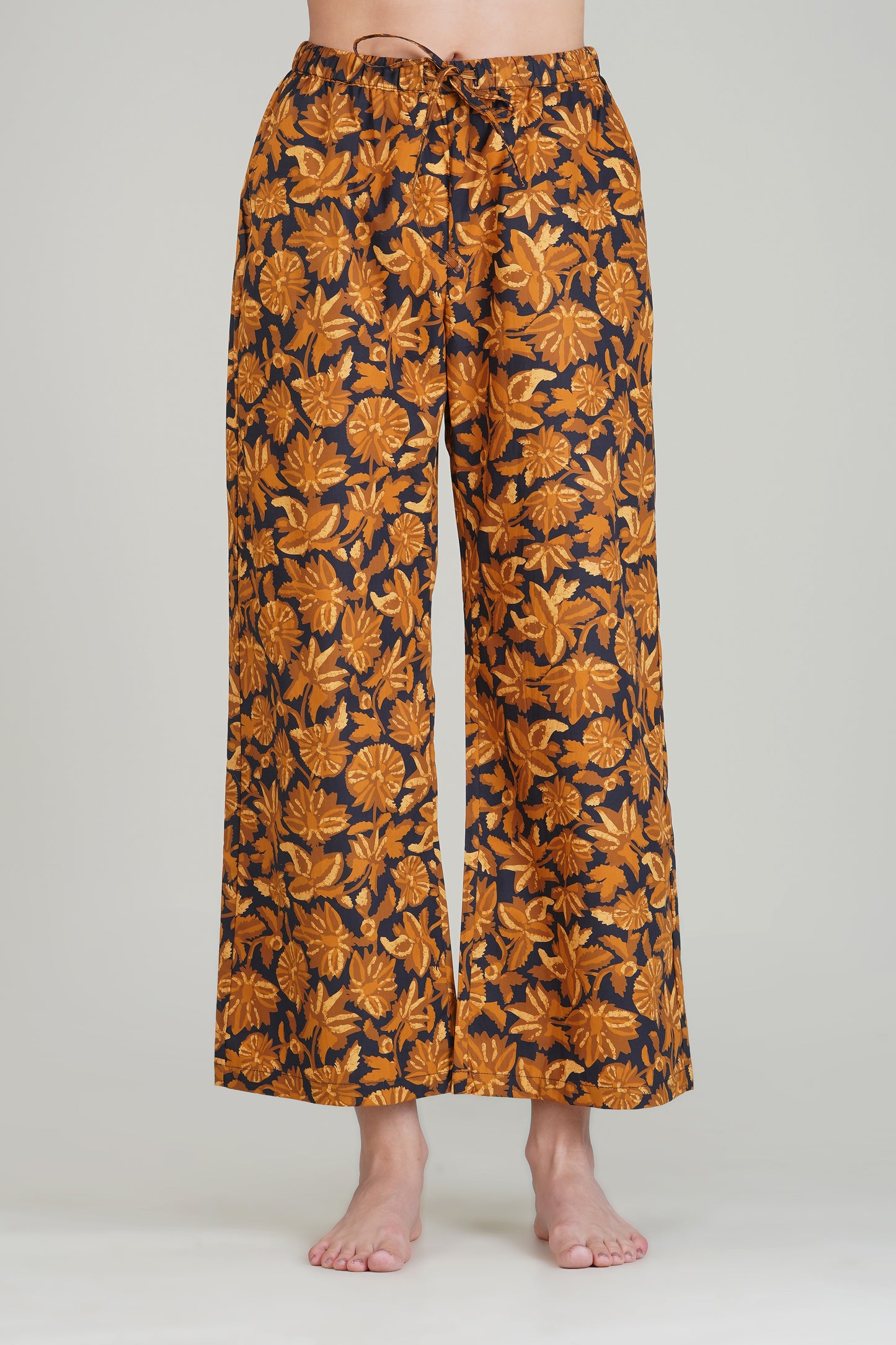 Midnight Petals Pajama Set - thebriefsstory