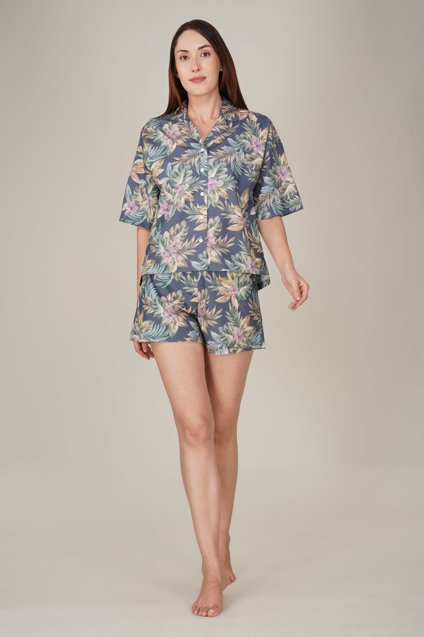 Tropical Elegance Shorts set - thebriefsstory