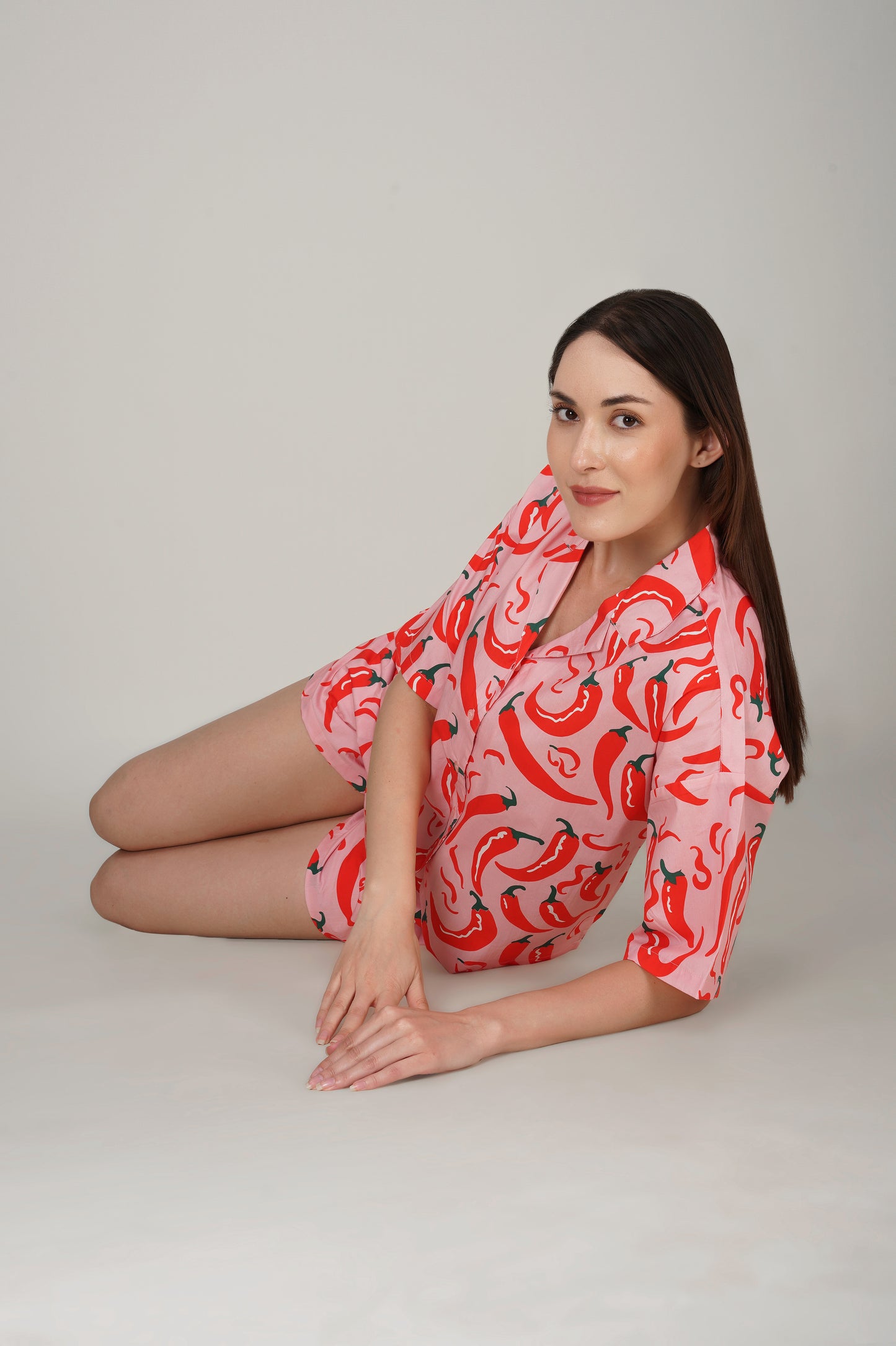 Chilli Charm Shorts Set. - thebriefsstory