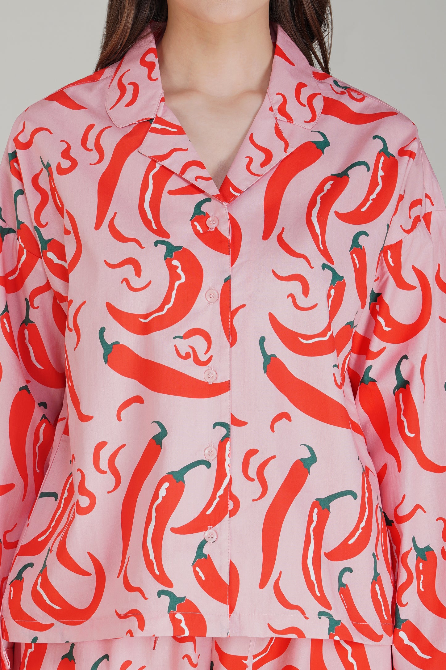 Chilli Charm Pajama Set - thebriefsstory