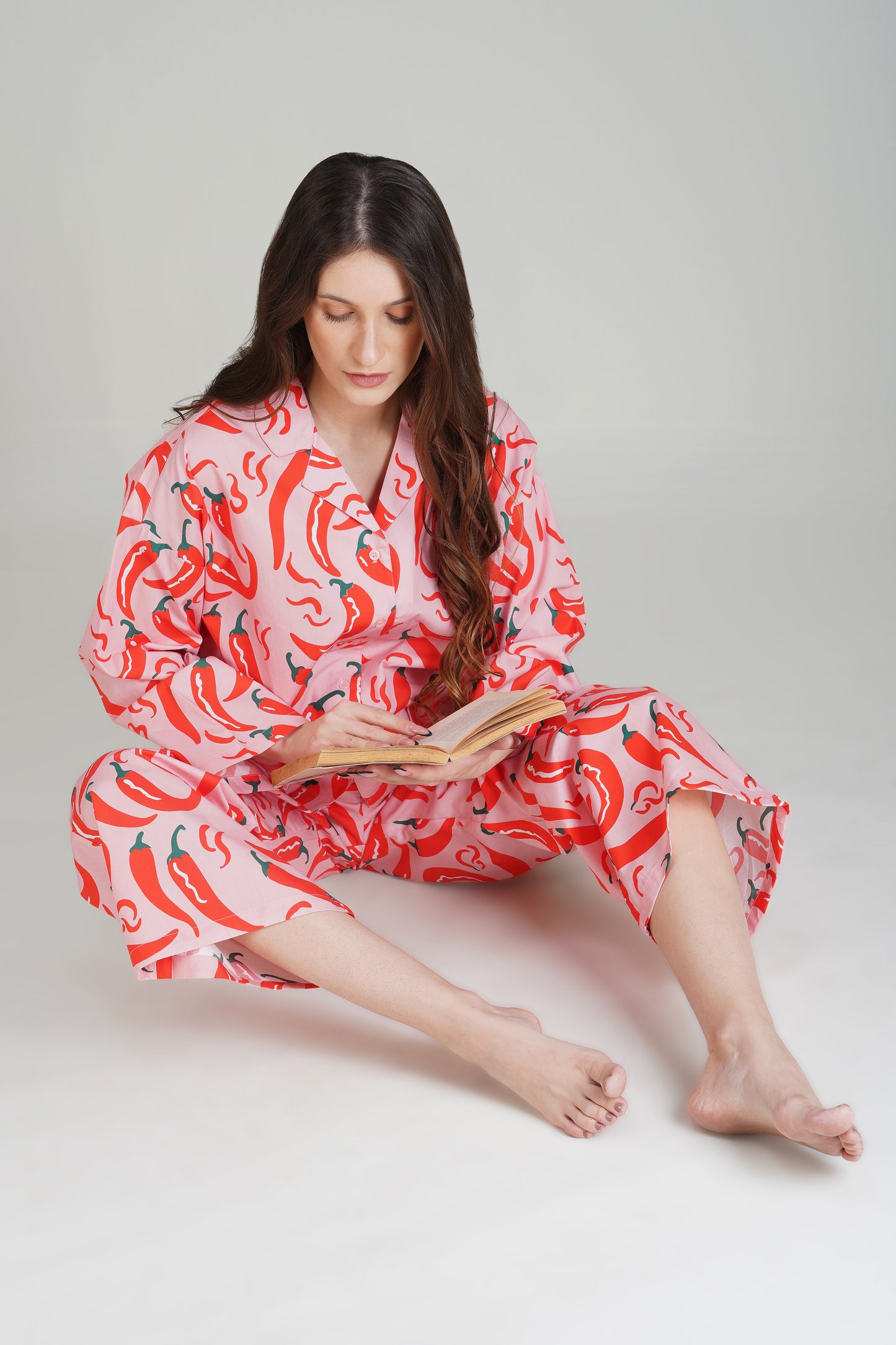 Chilli Charm Pajama Set - thebriefsstory