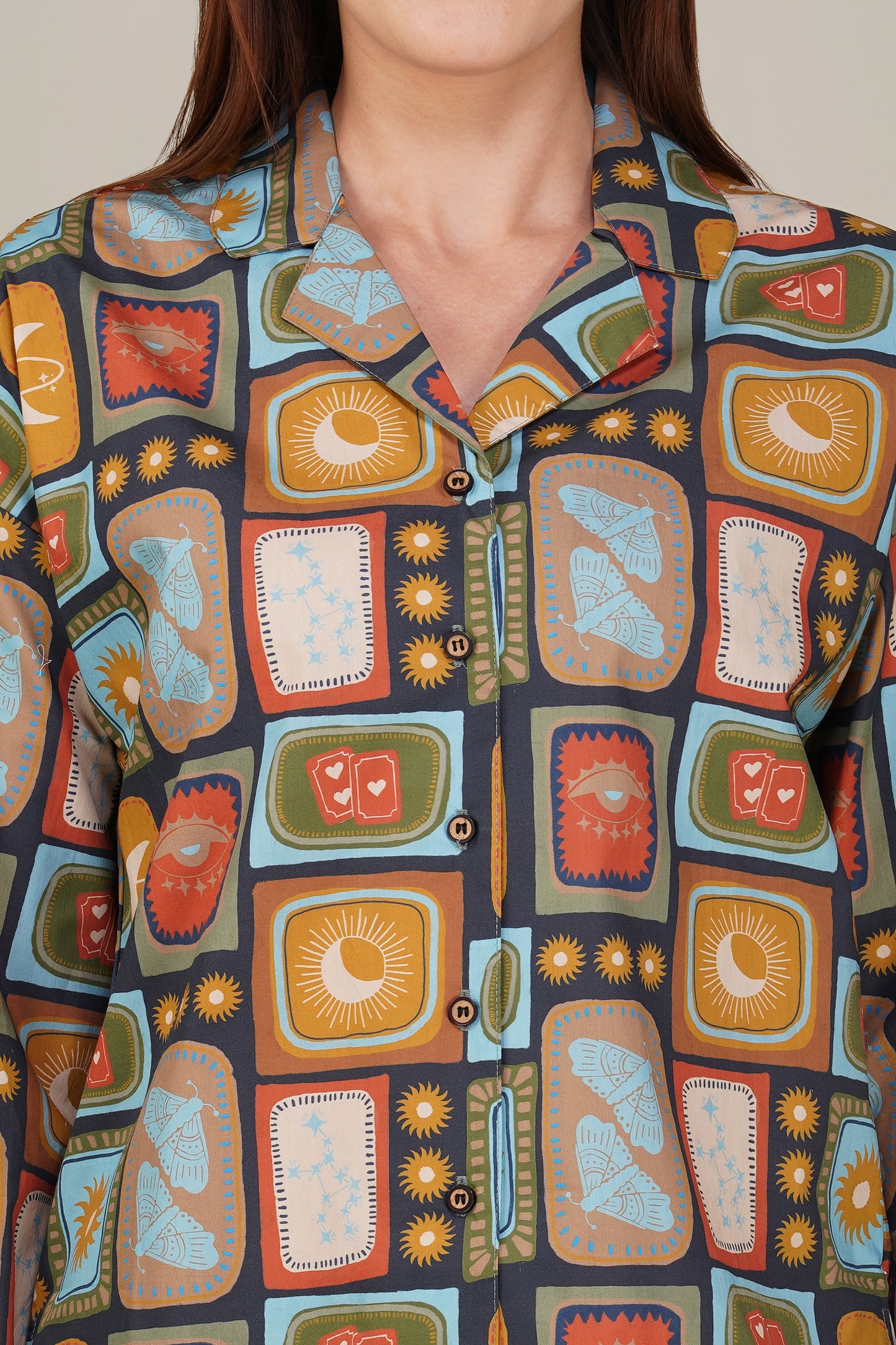 Cosmic Bloom Pajama Set - thebriefsstory