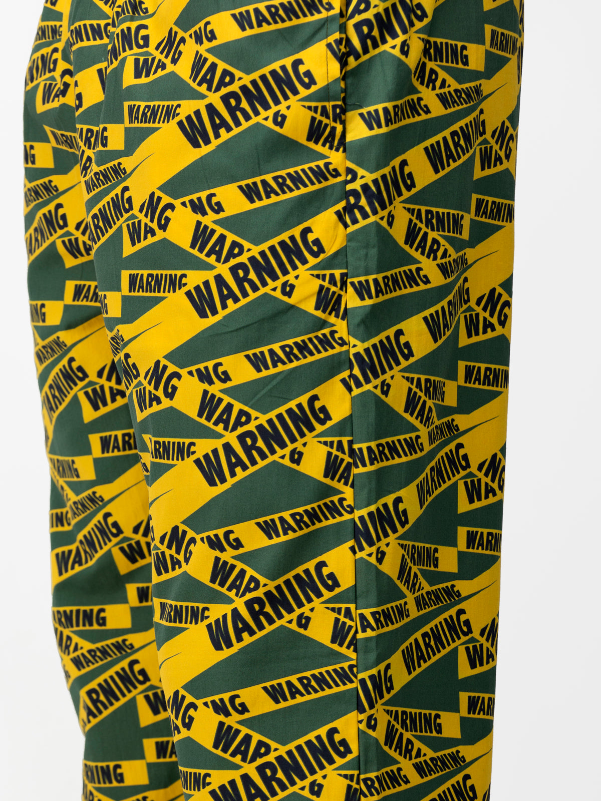 Green warning Print Cotton Pyjamas - thebriefsstory