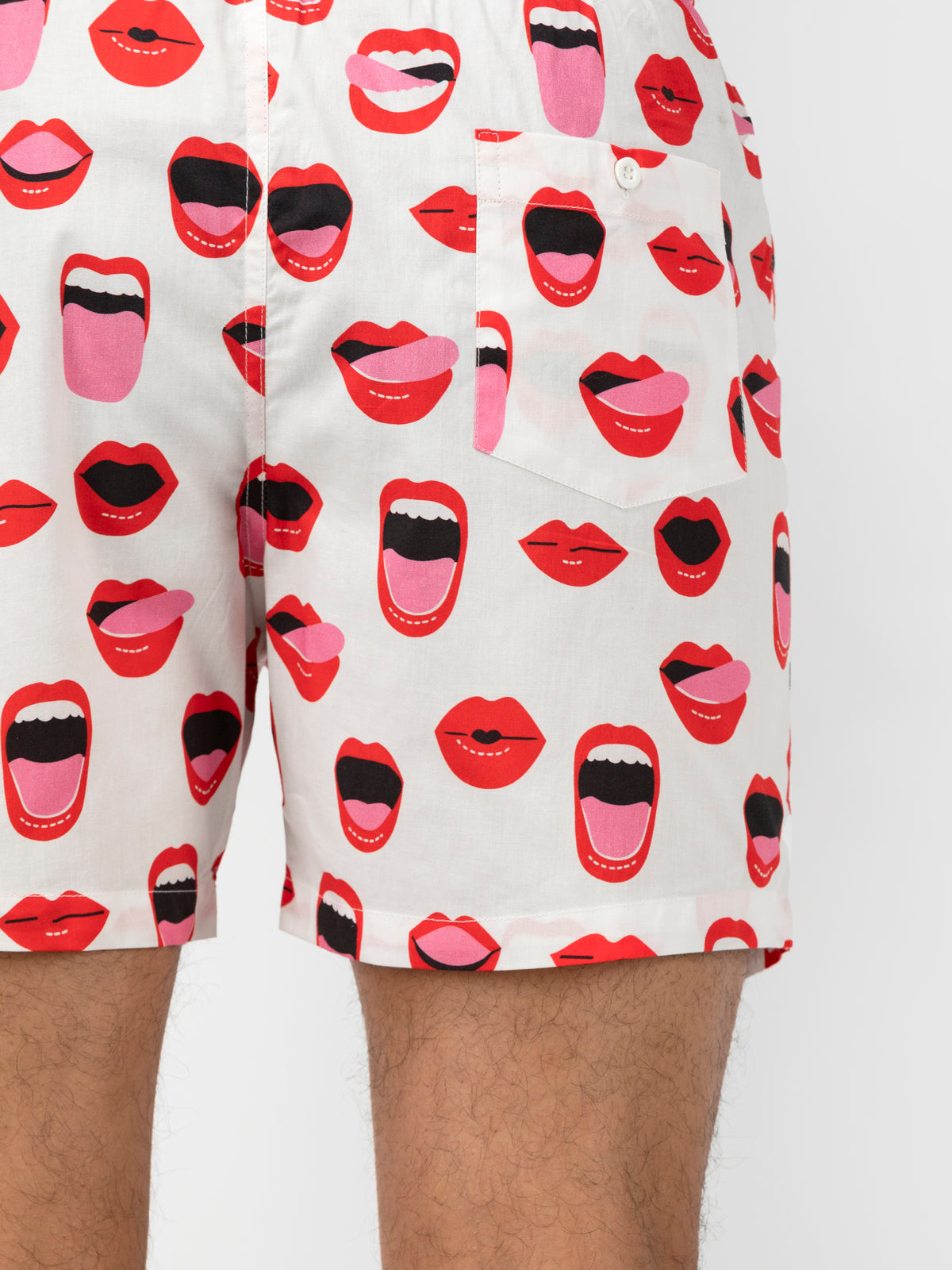 Surprise White Printed Cotton Boxer - thebriefsstory