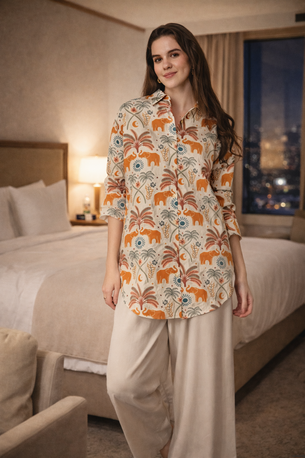 Longline Cotton Shirts