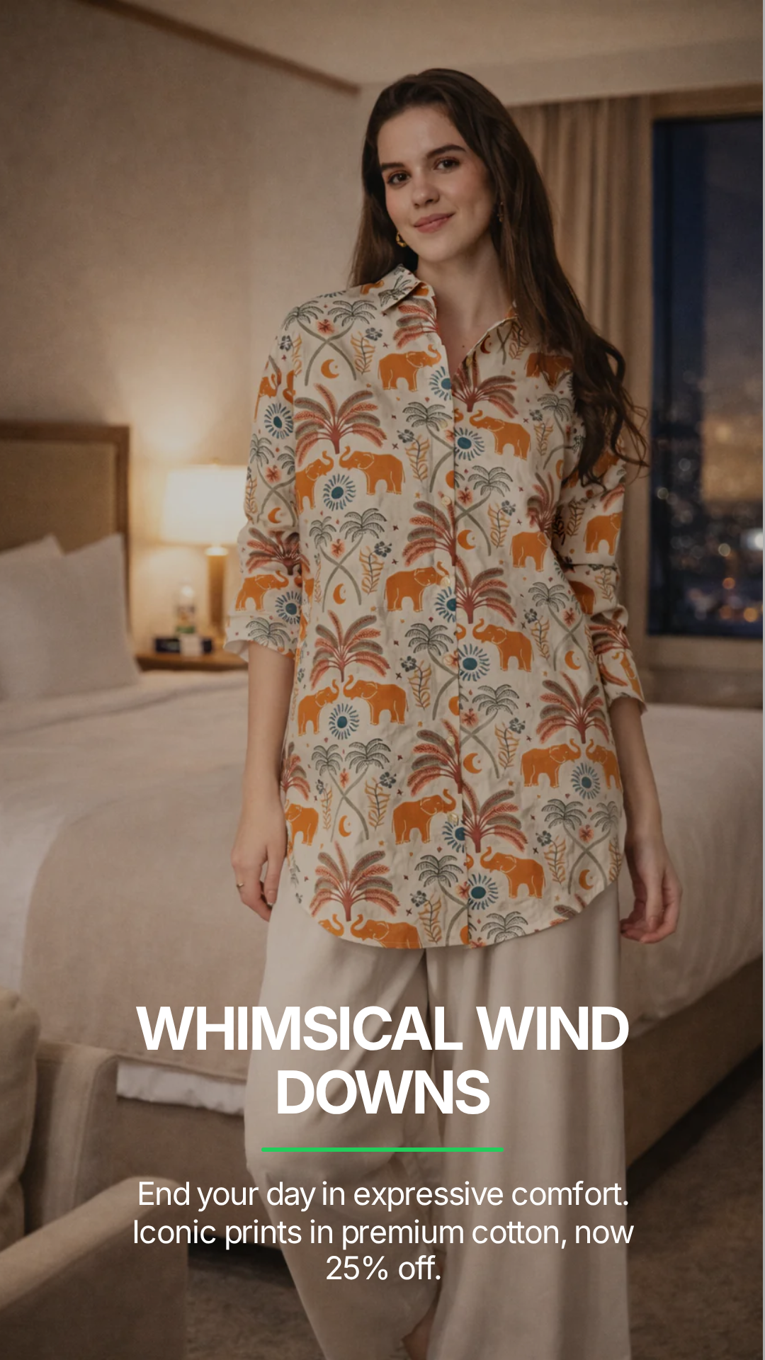 Longline Cotton Shirts