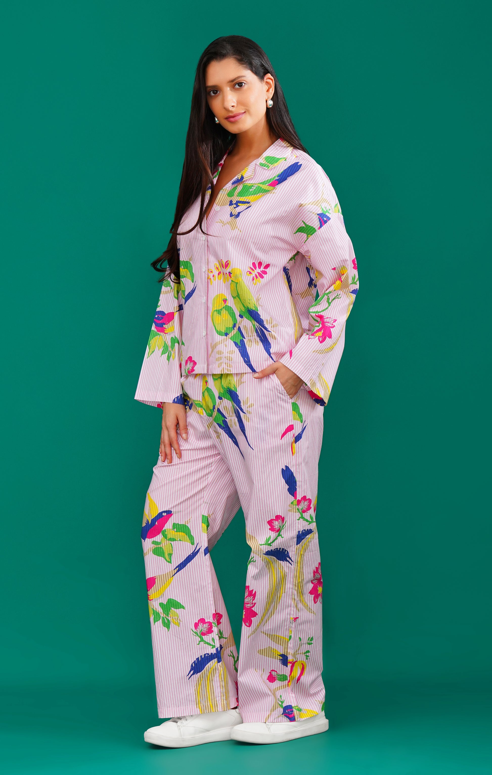 Parrot Paradise PJ Set - thebriefsstory