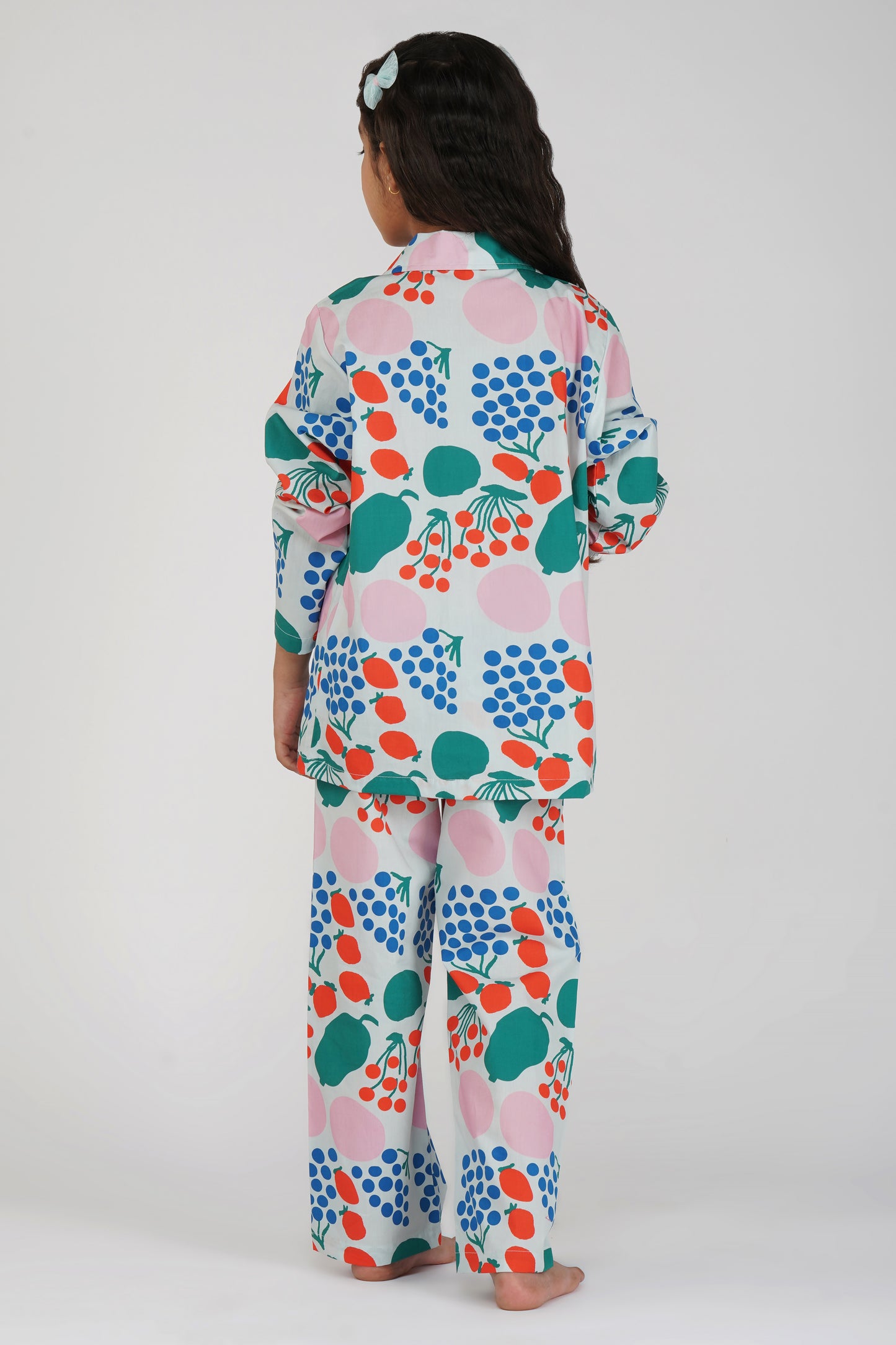 Cherry Print Cotton Nightsuits