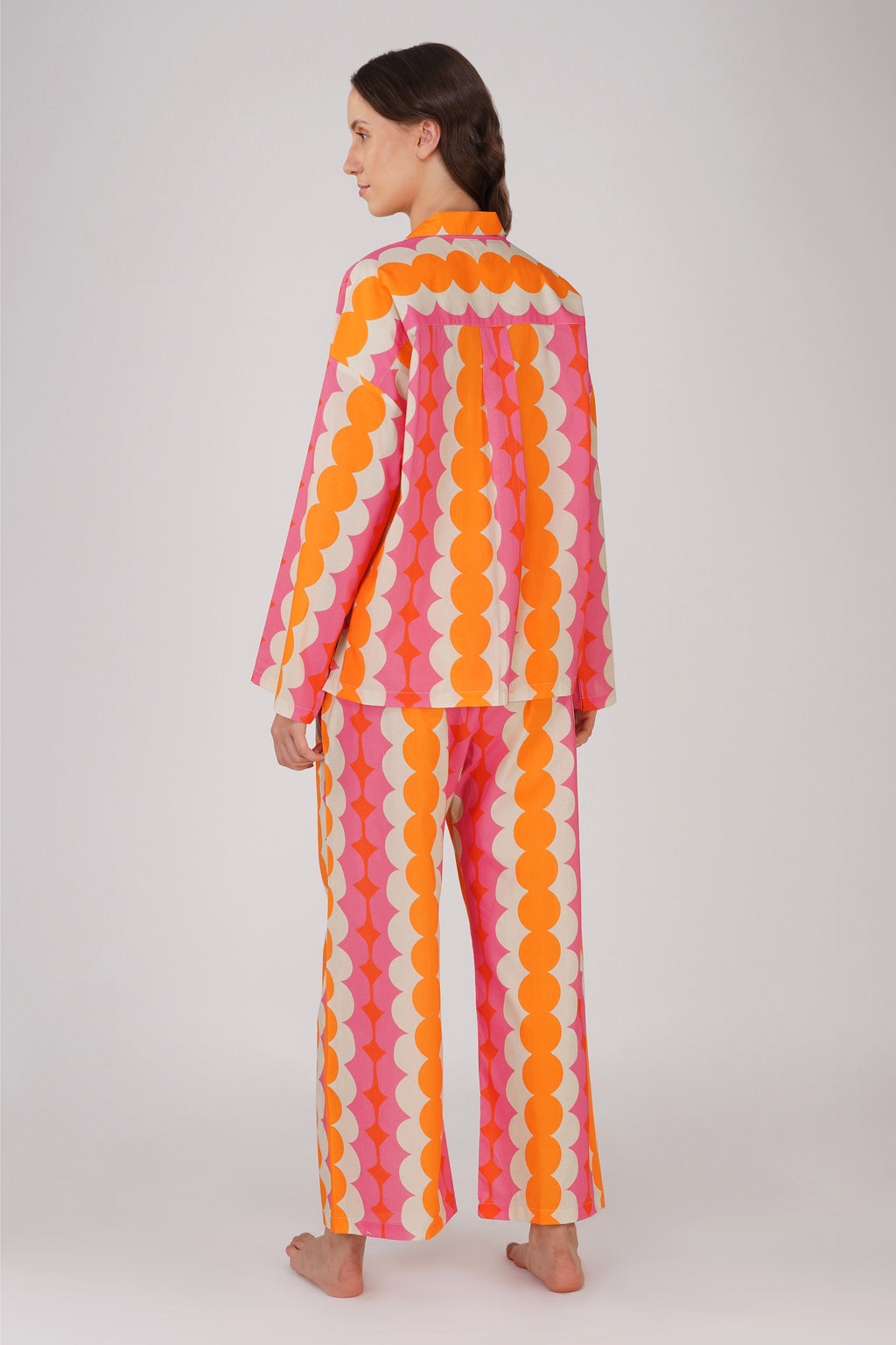 Geometric Melange Pyjama set - thebriefsstory
