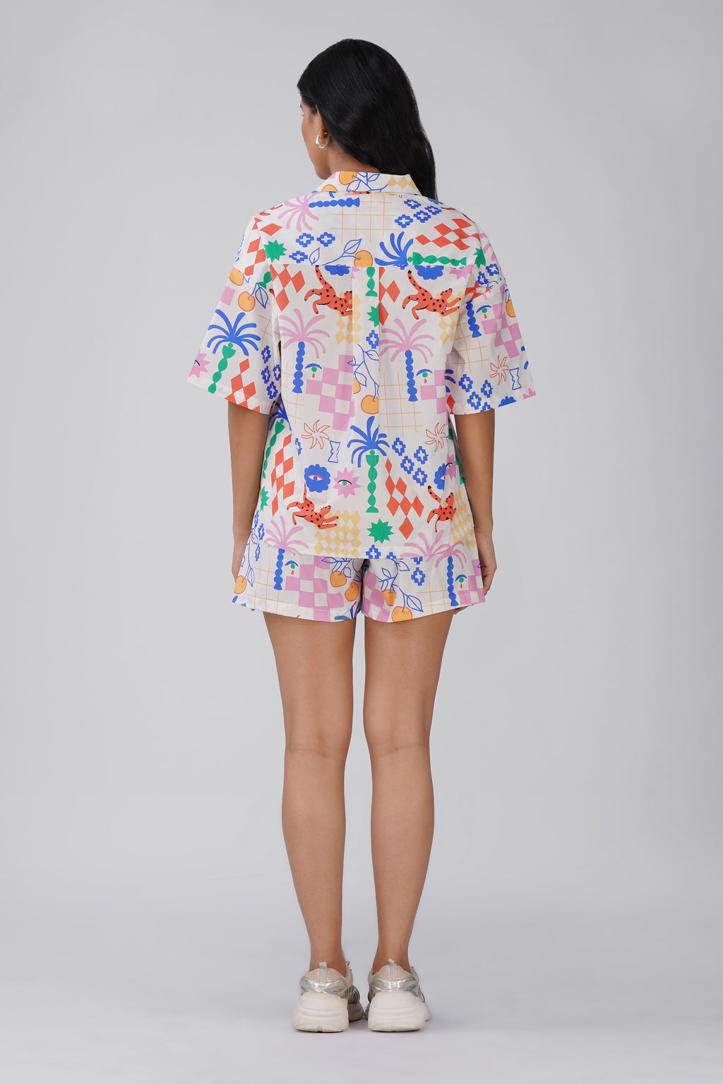 Art Pop Shorts Set