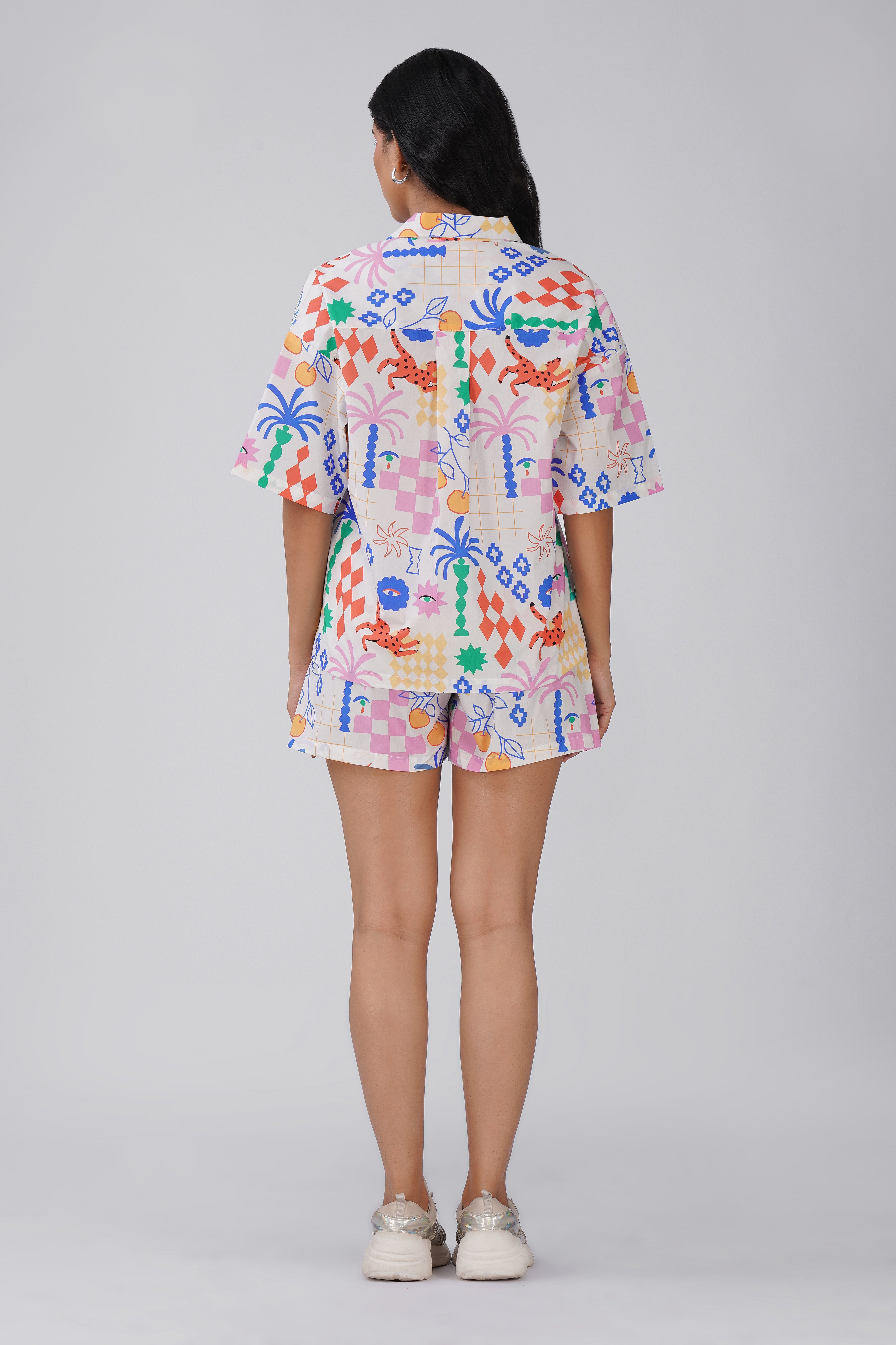 Art Pop Shorts Set