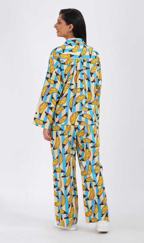 Banana Pop PJ Set" 🍌✨ - thebriefsstory