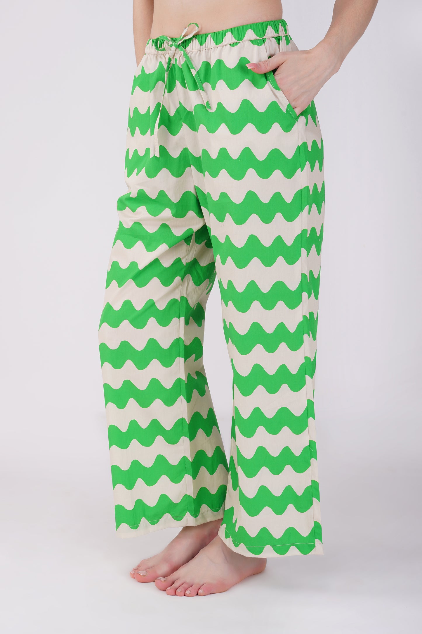 Emerald Waves Pajama Set