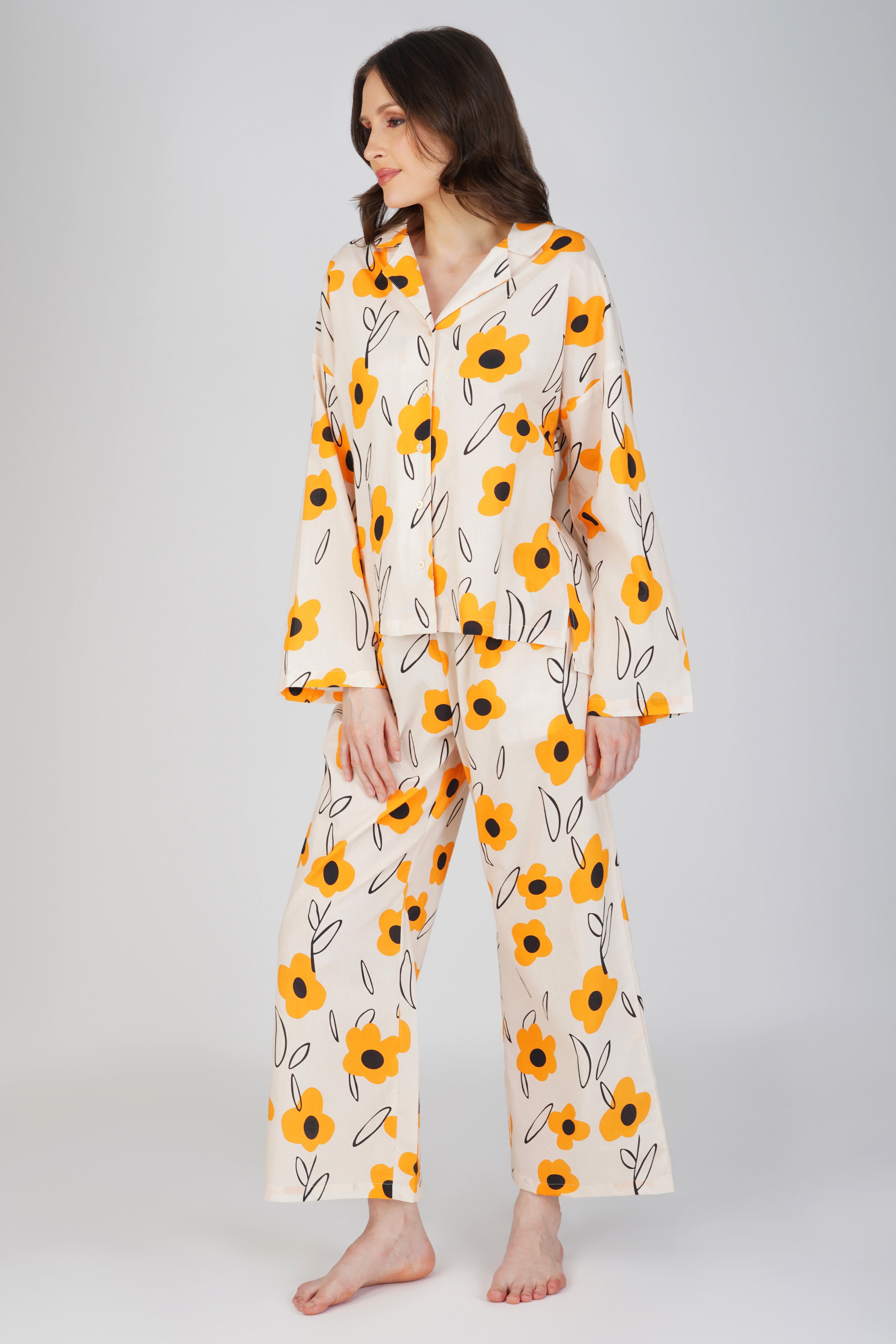 Sunflower Pyjama set - thebriefsstory
