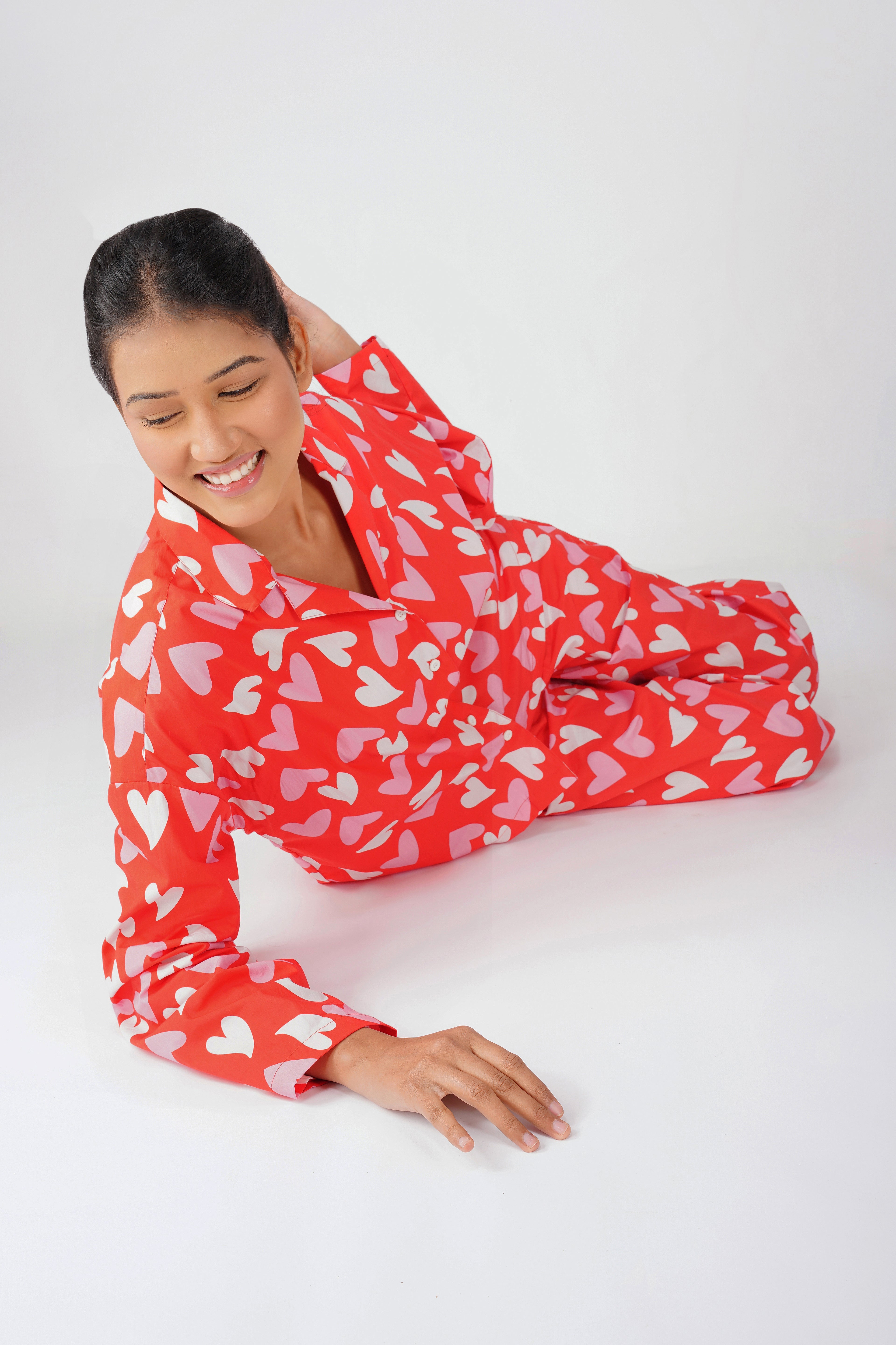 Passionate Pulse Pajama Set - thebriefsstory