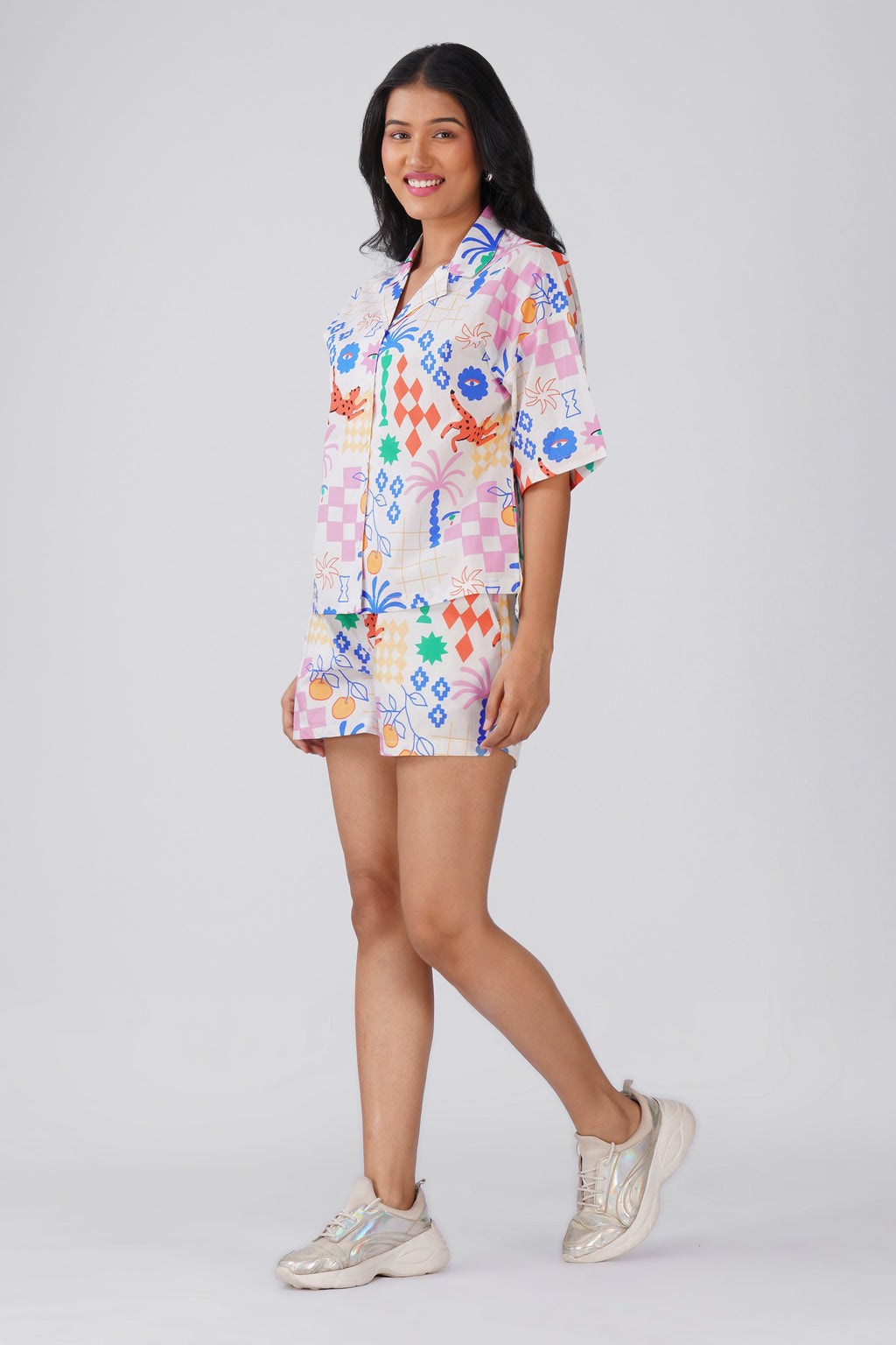 Art Pop Shorts Set