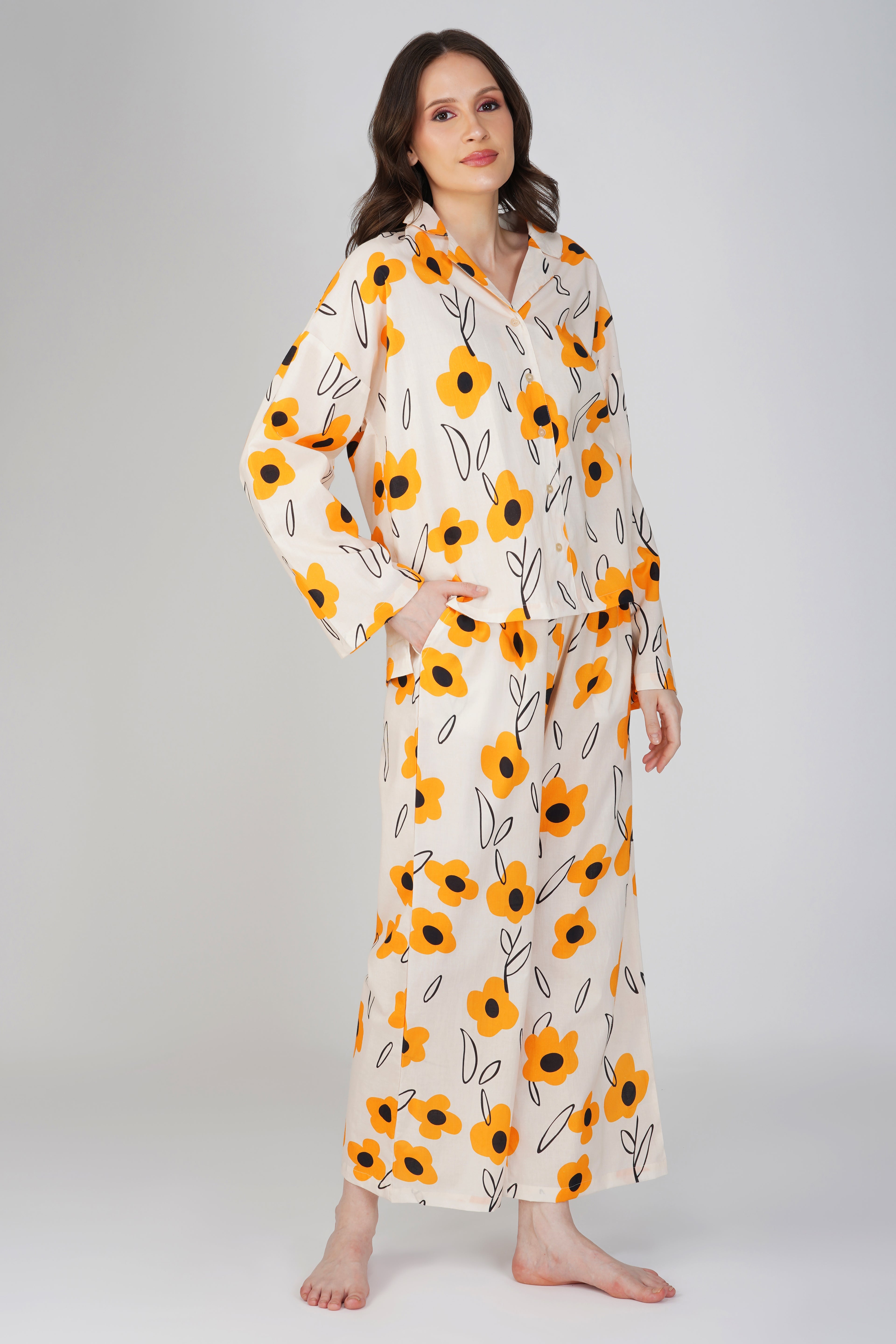 Sunflower Pyjama set - thebriefsstory