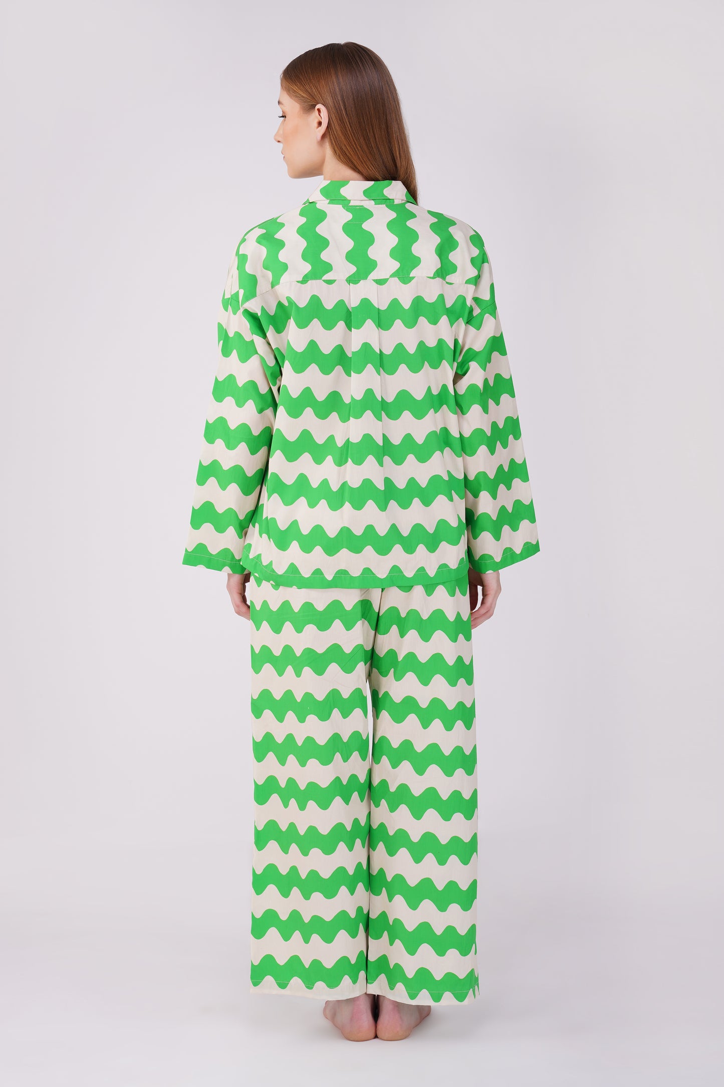 Emerald Waves Pajama Set