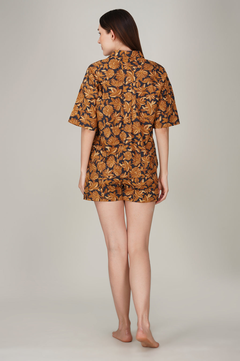 Midnight Petals Shorts Set. - thebriefsstory