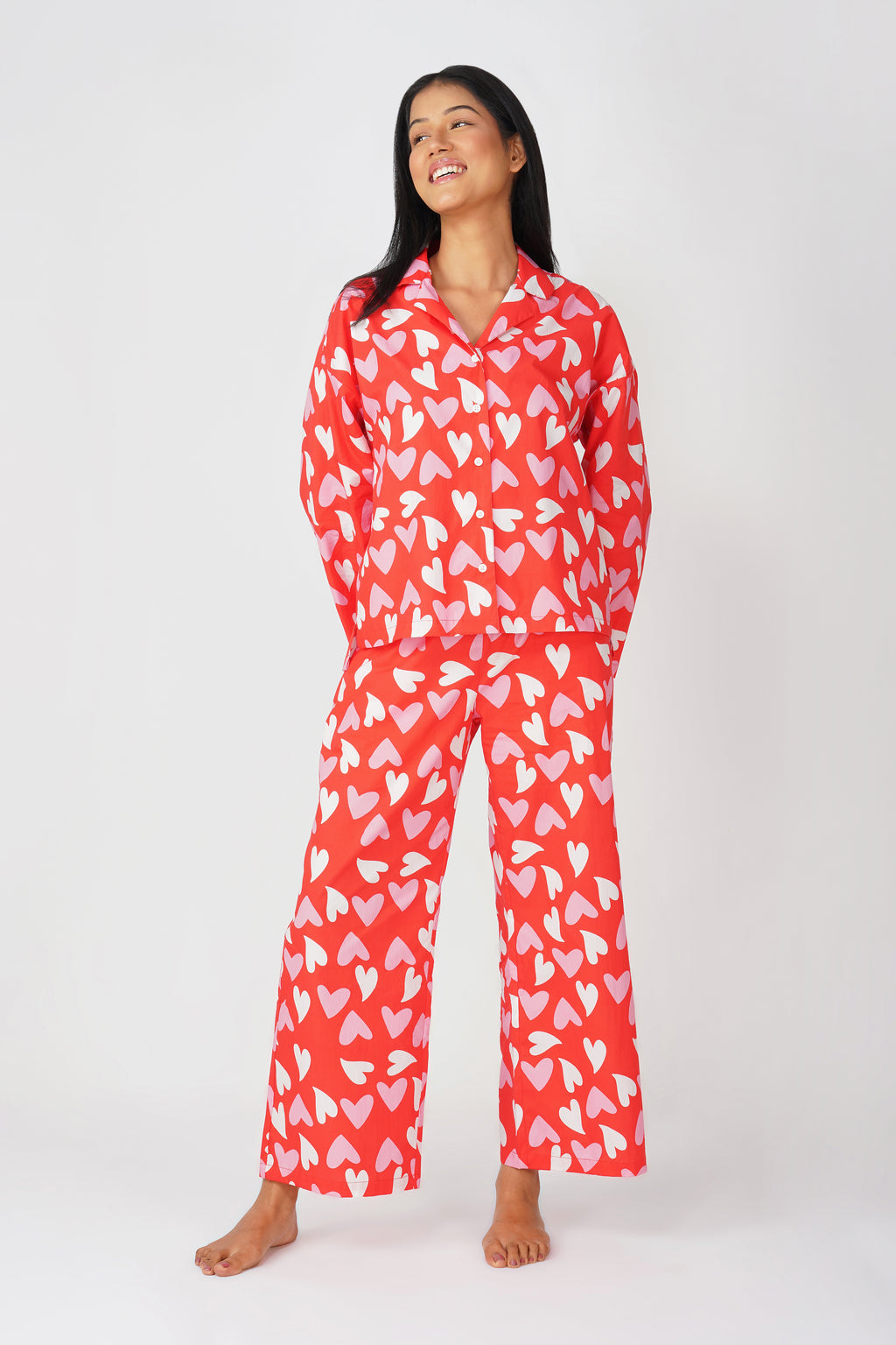 Passionate Pulse Pajama Set - thebriefsstory