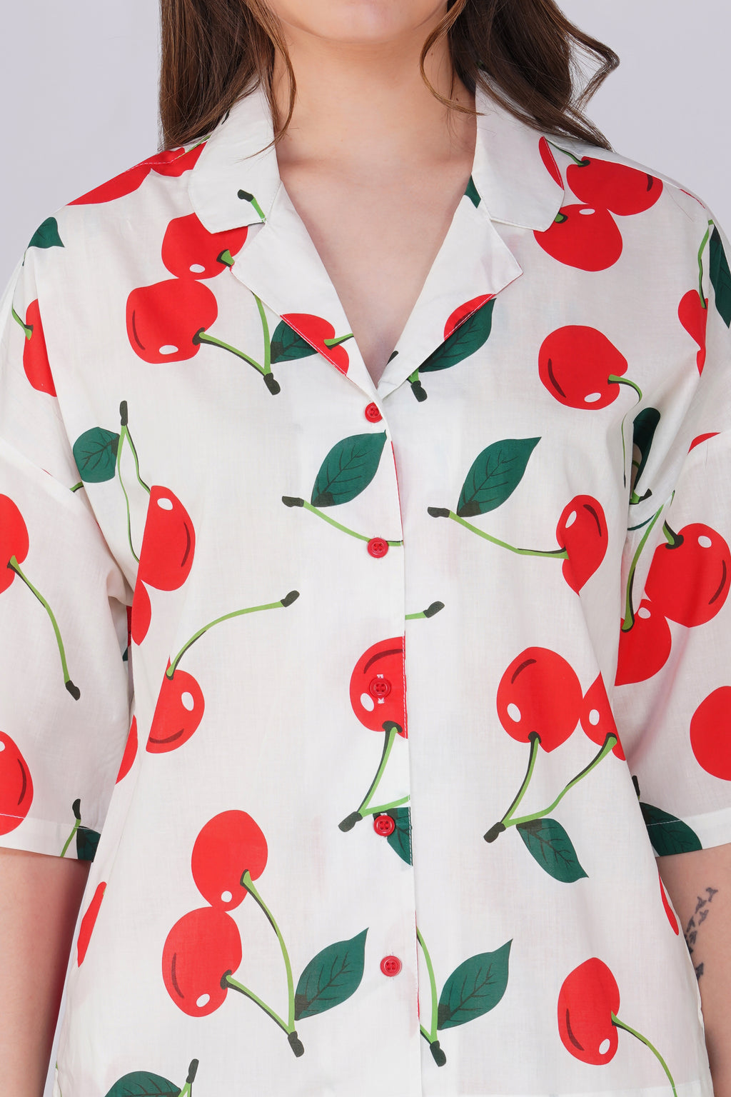 Cherry delight Short Set - thebriefsstory