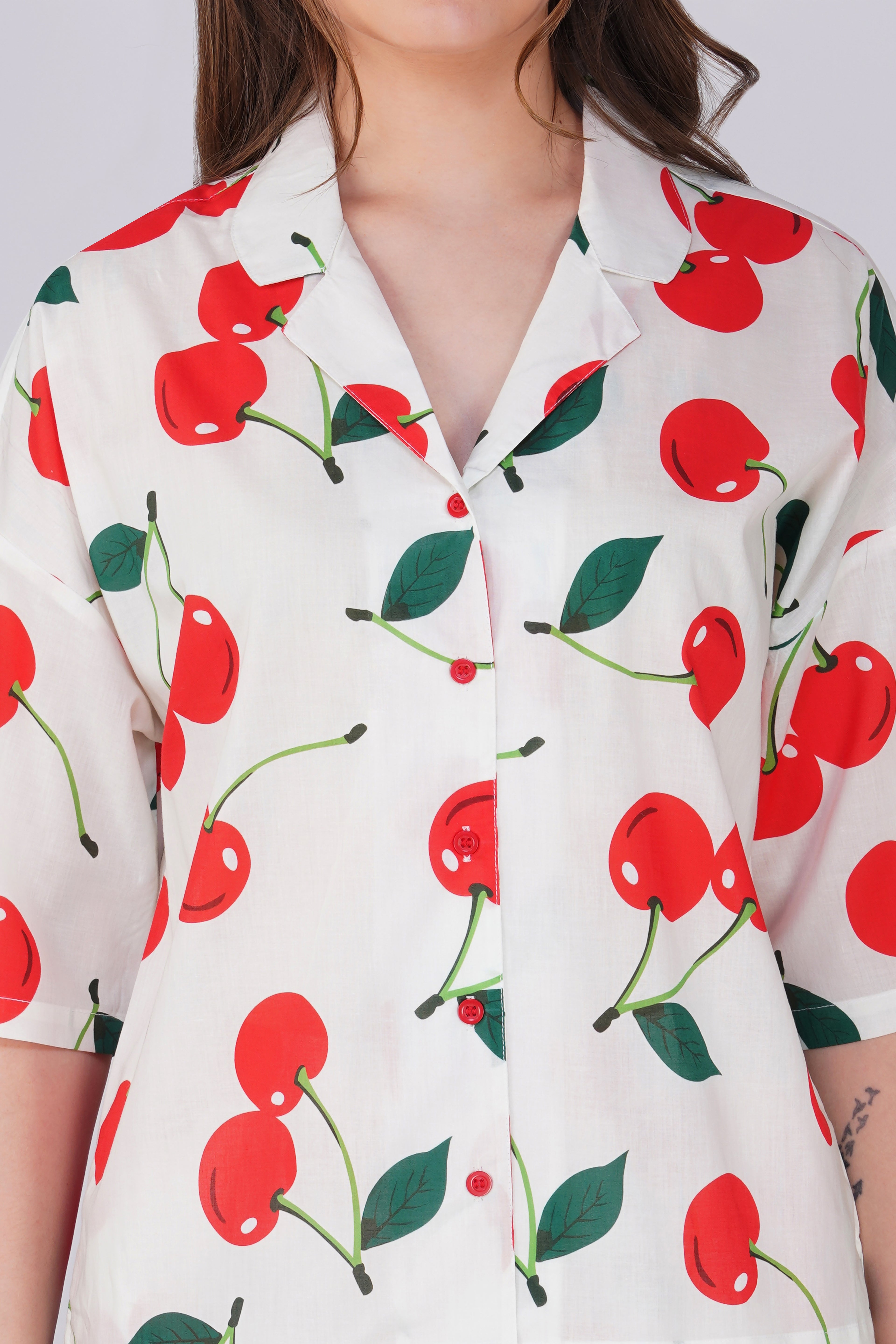 Cherry delight Short Set - thebriefsstory