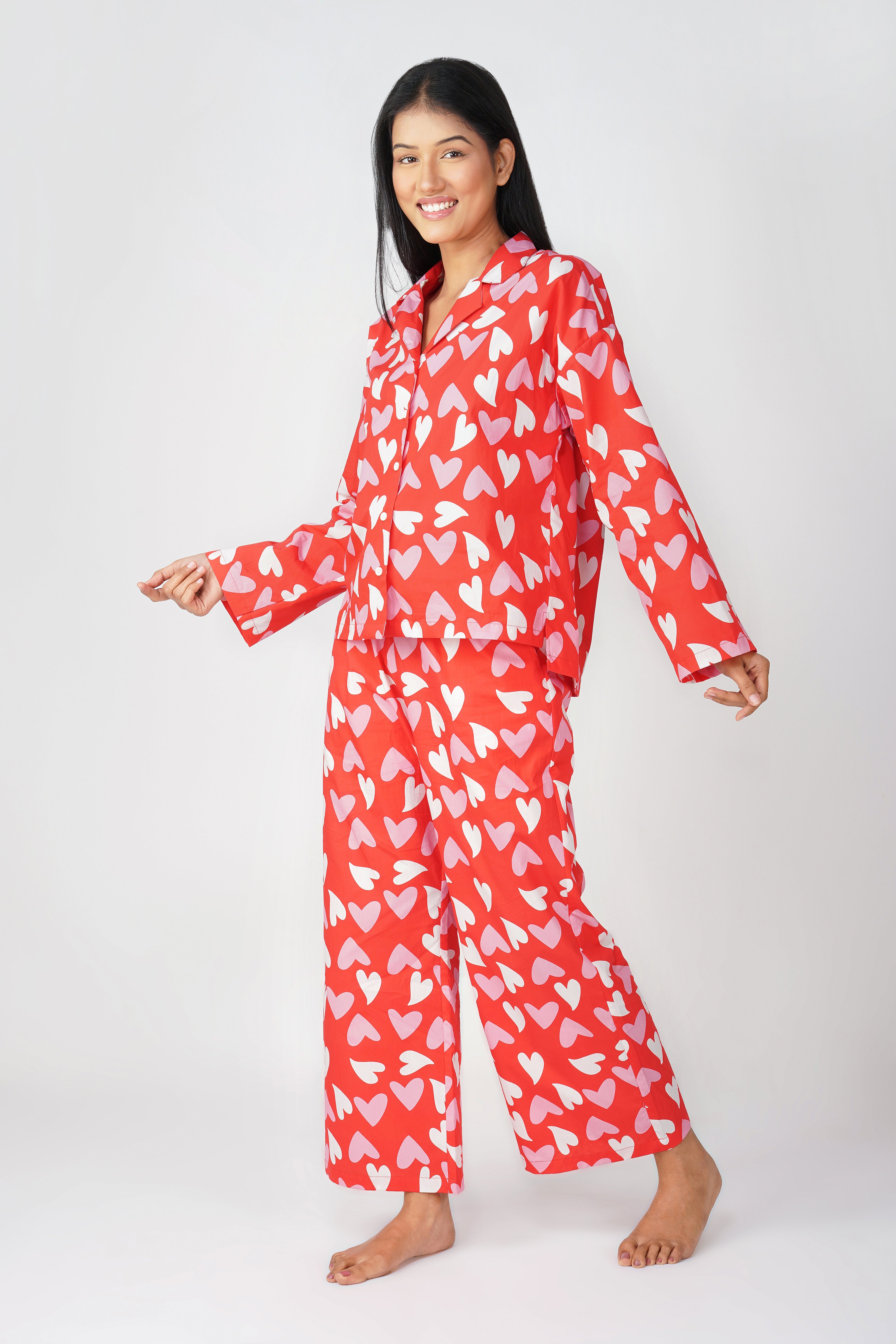 Passionate Pulse Pajama Set - thebriefsstory