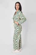 Green Polka Dot Set